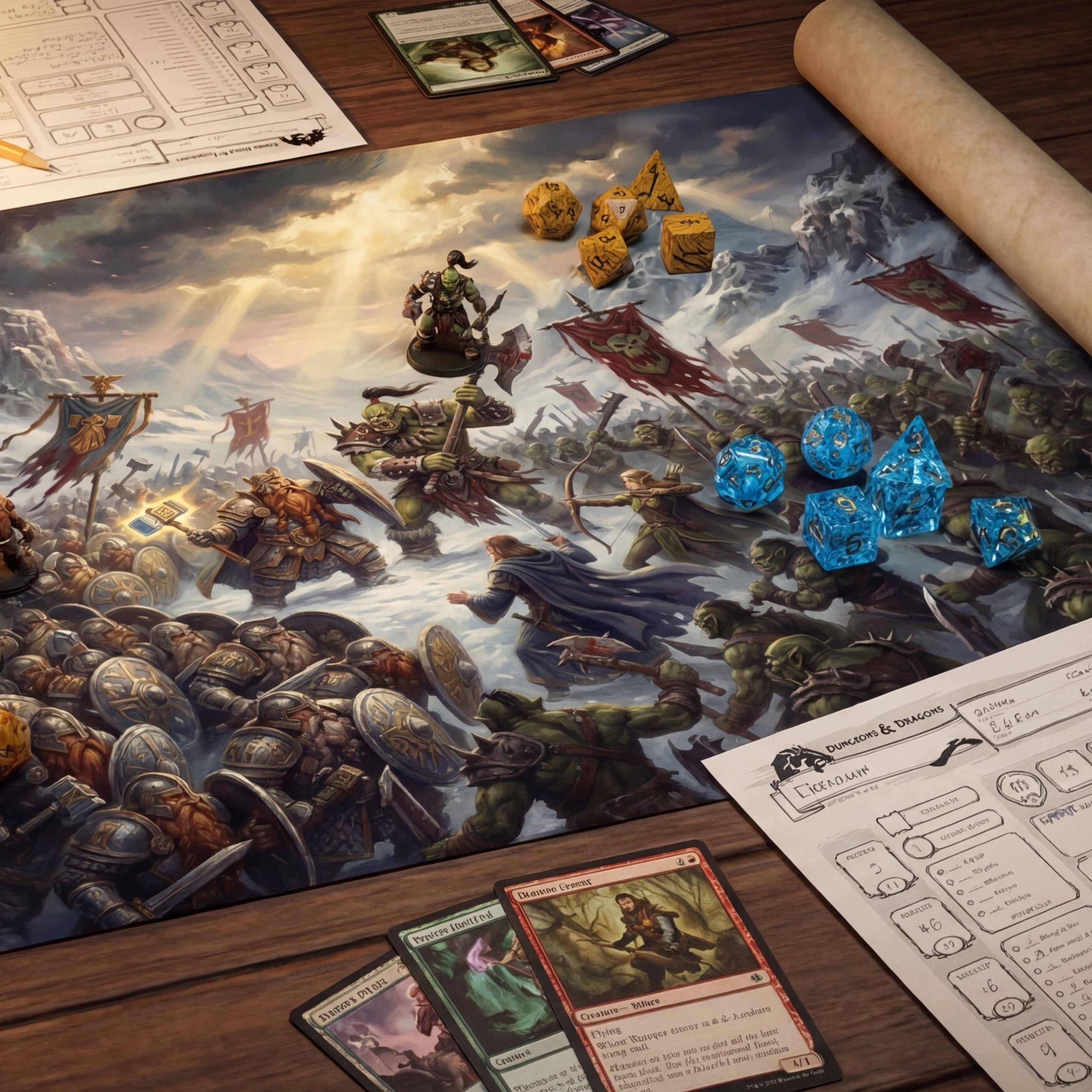 Dados & Alfombrillas de Juego