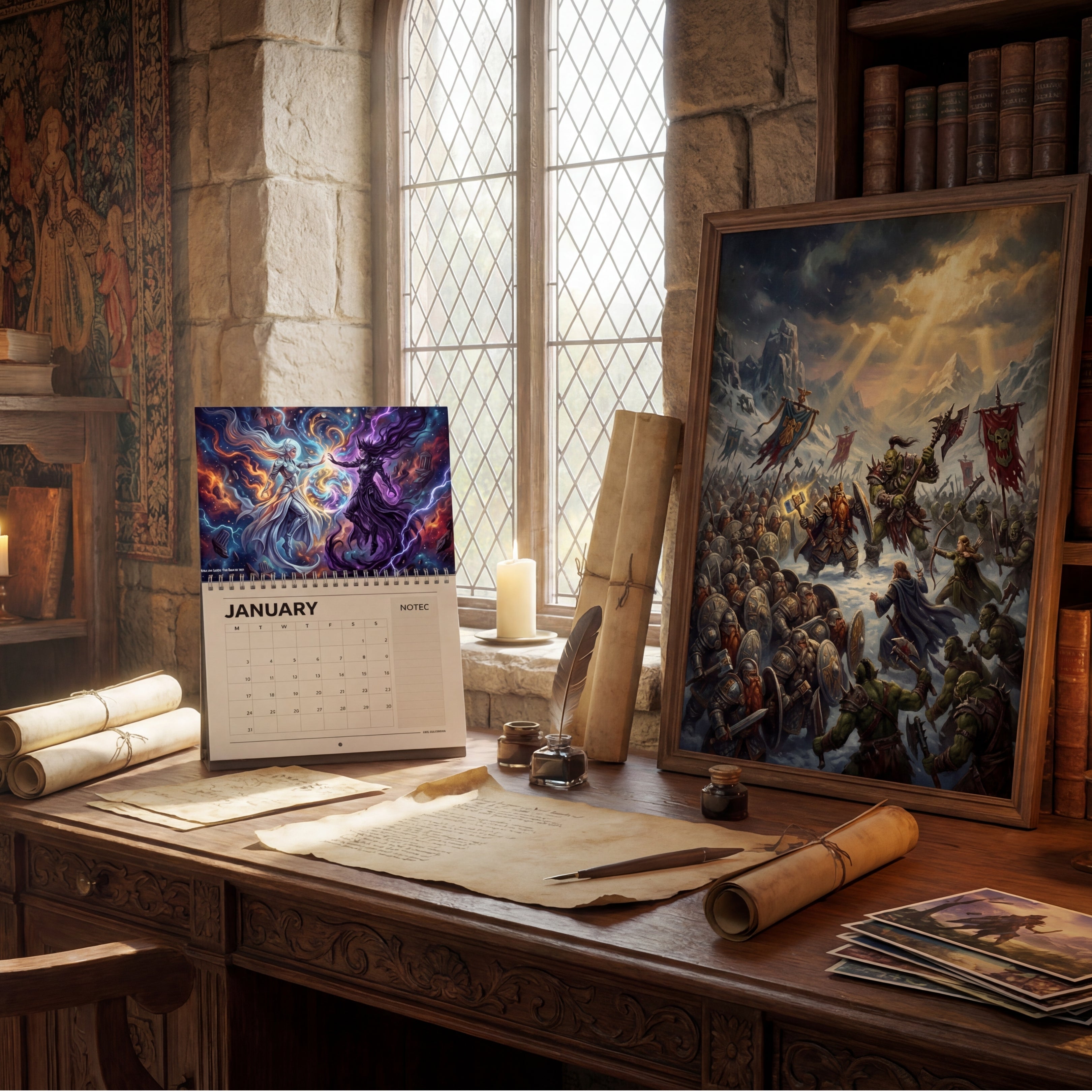 Arte y papel inspirados en Dungeons & Dragons: prints, postales y calendarios de Fandom Reigns