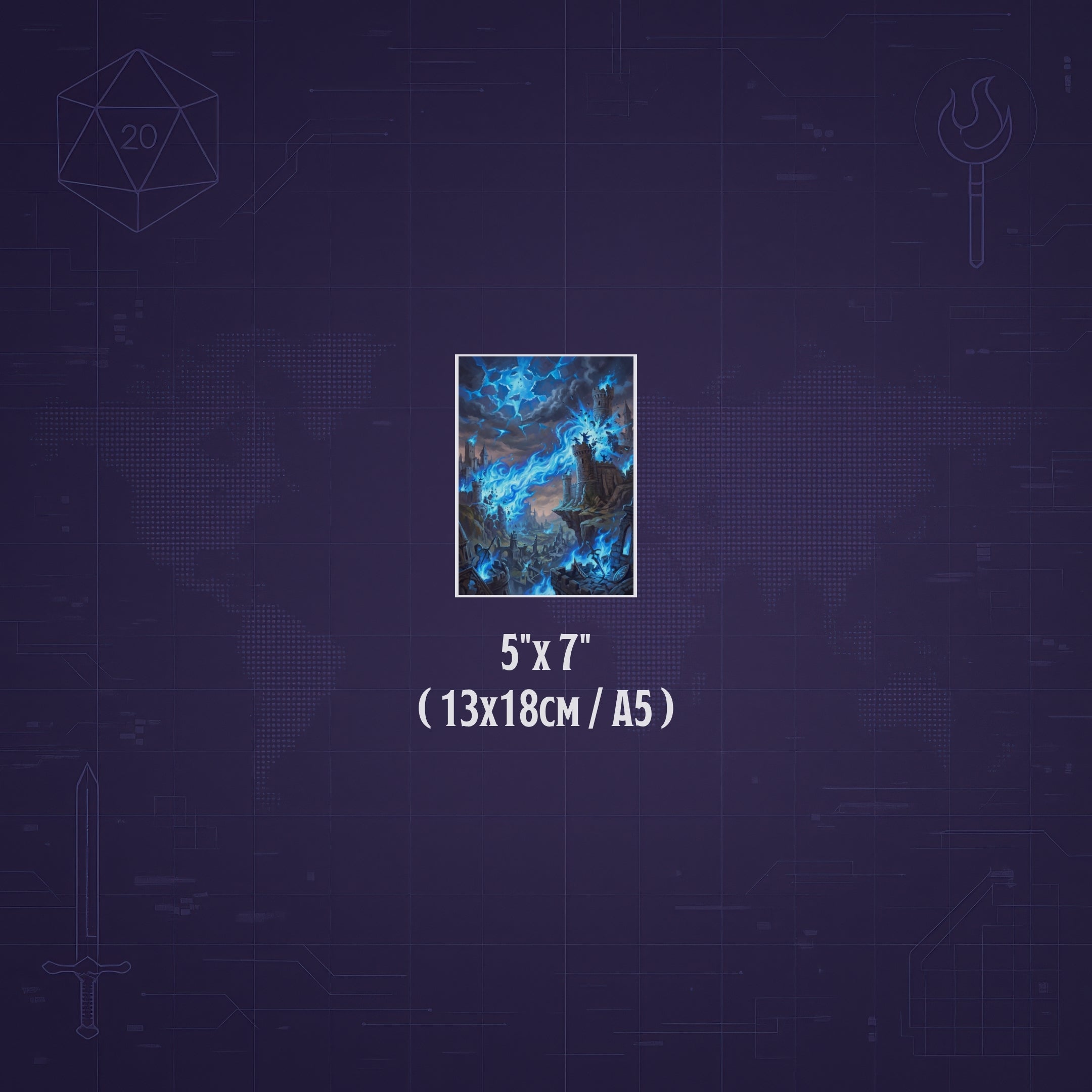 La Plaga de Conjuros – Print de Arte Fantástico Premium | Inspirado en D&D y Faerûn