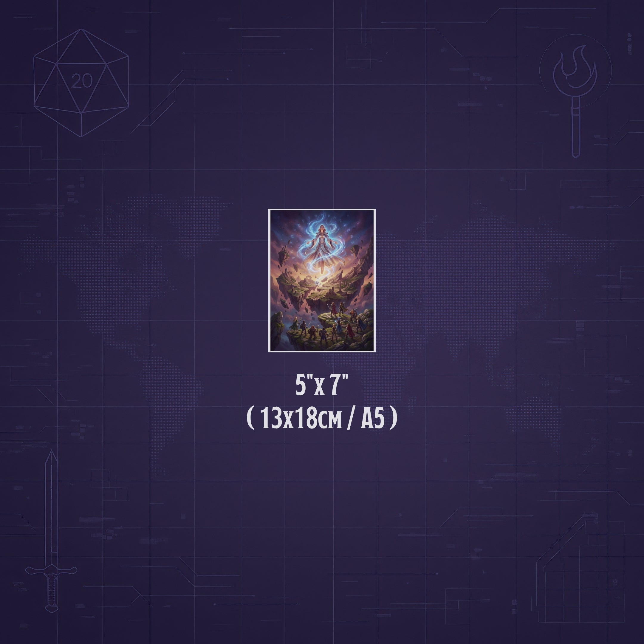 El Segundo Sundering – Print de Arte Fantástico Premium | Inspirado en D&D y Faerûn