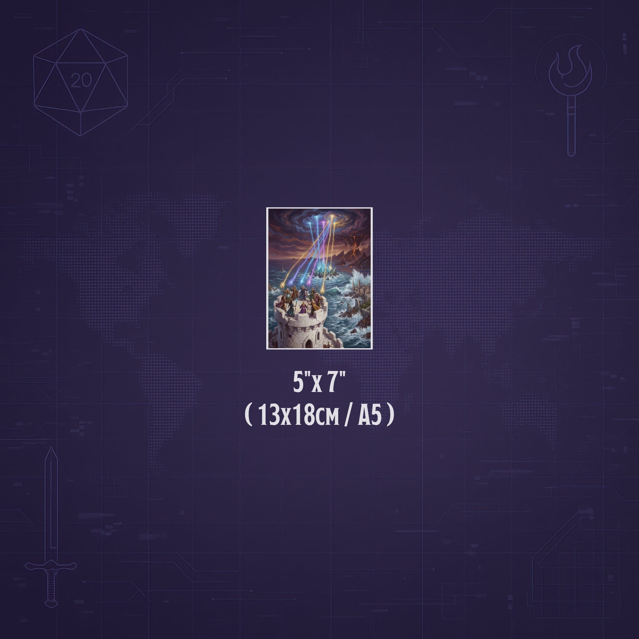 La Creación de Evermeet – Print de Arte Fantástico Premium | Inspirado en D&D y Faerûn