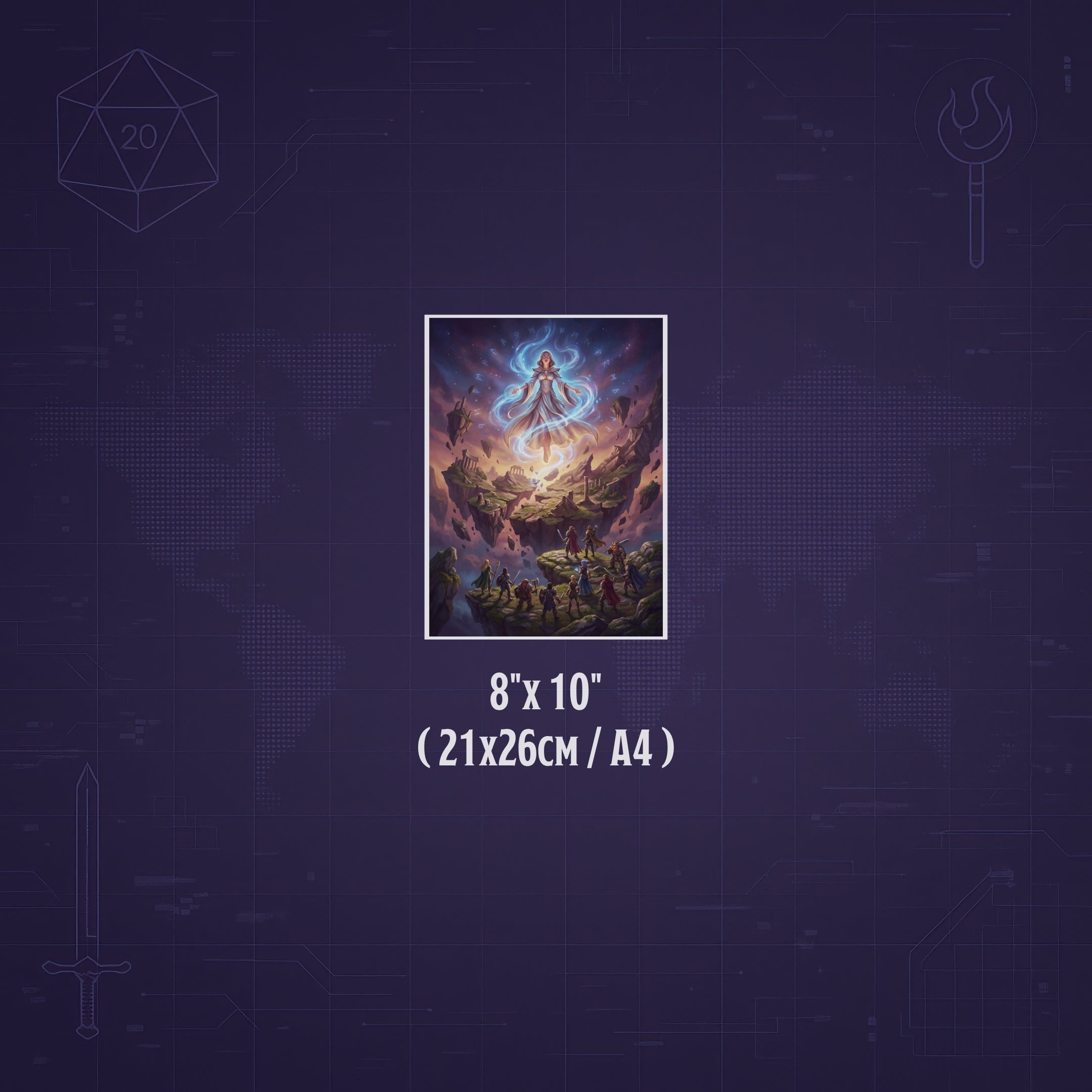 El Segundo Sundering – Print de Arte Fantástico Premium | Inspirado en D&D y Faerûn