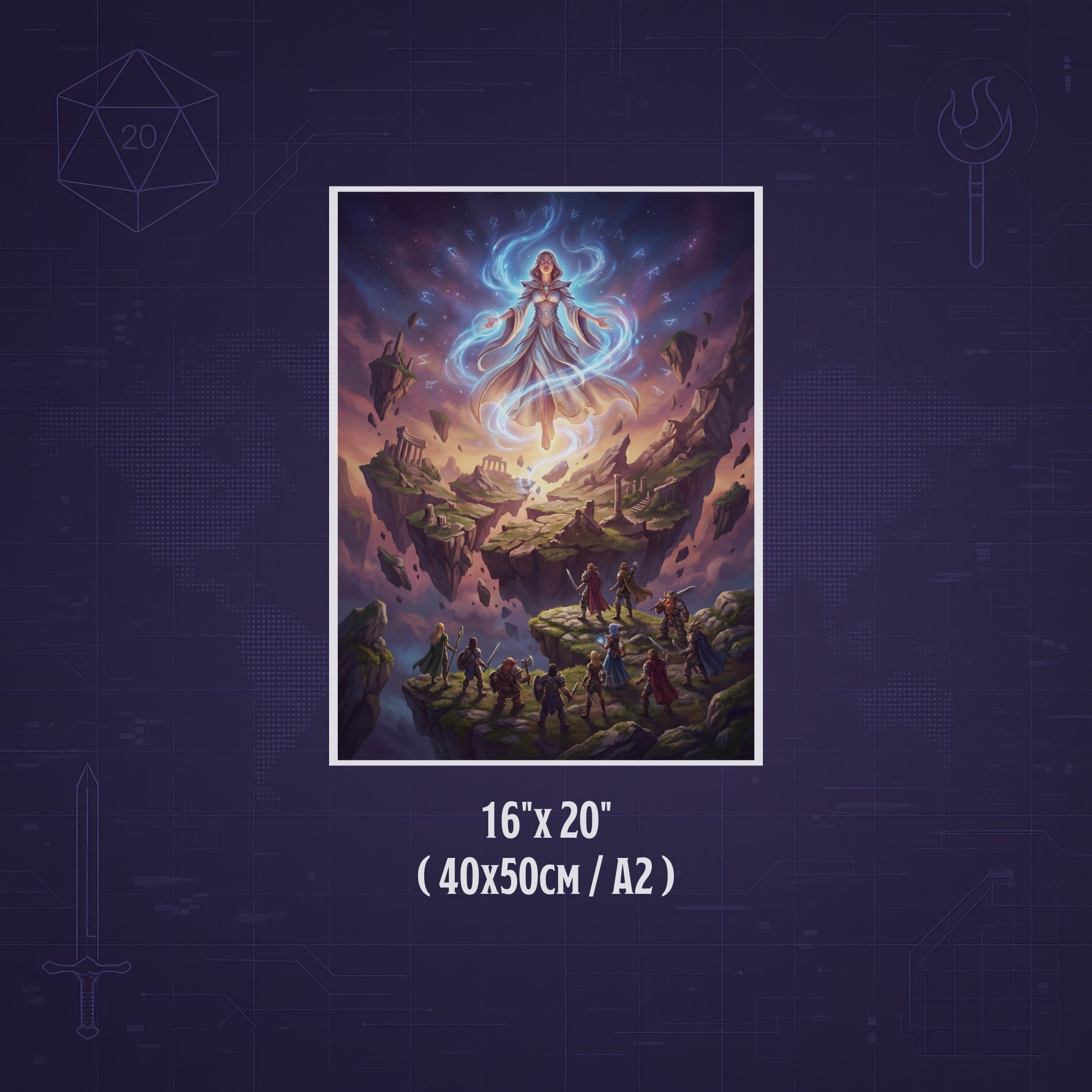 El Segundo Sundering – Print de Arte Fantástico Premium | Inspirado en D&D y Faerûn