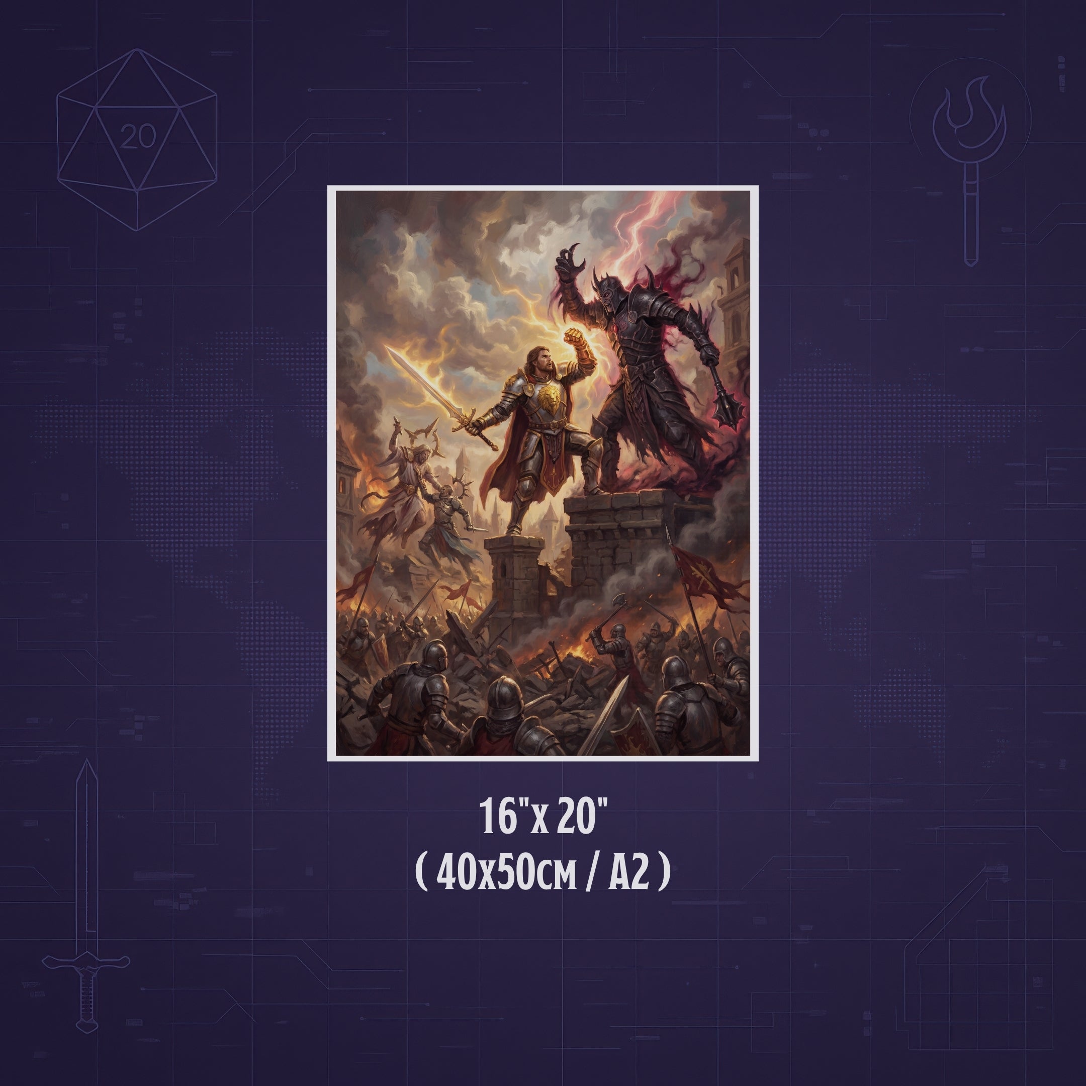 El Tiempo de los Problemas – Print de Arte Fantástico Premium | Inspirado en D&D y Faerûn