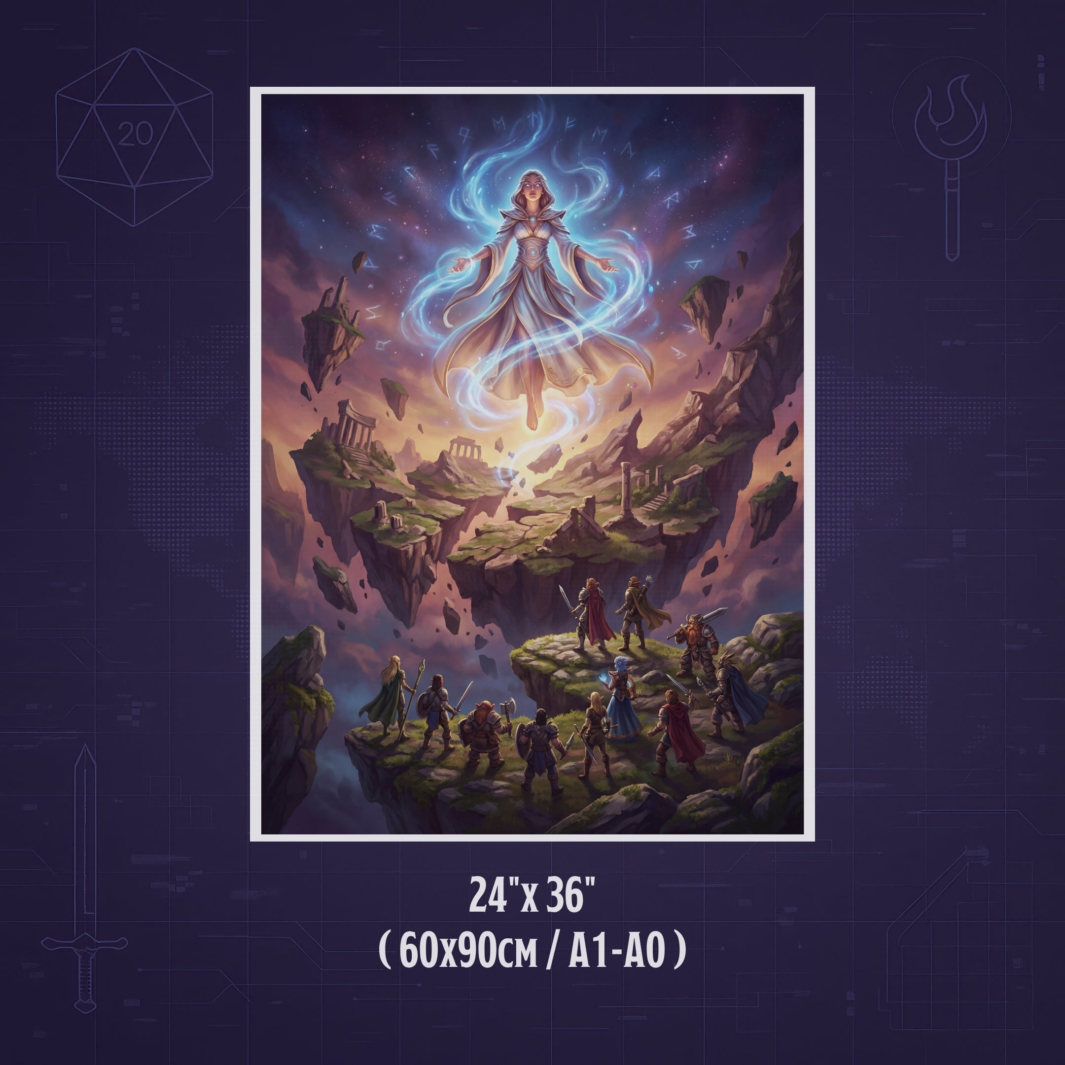 El Segundo Sundering – Print de Arte Fantástico Premium | Inspirado en D&D y Faerûn