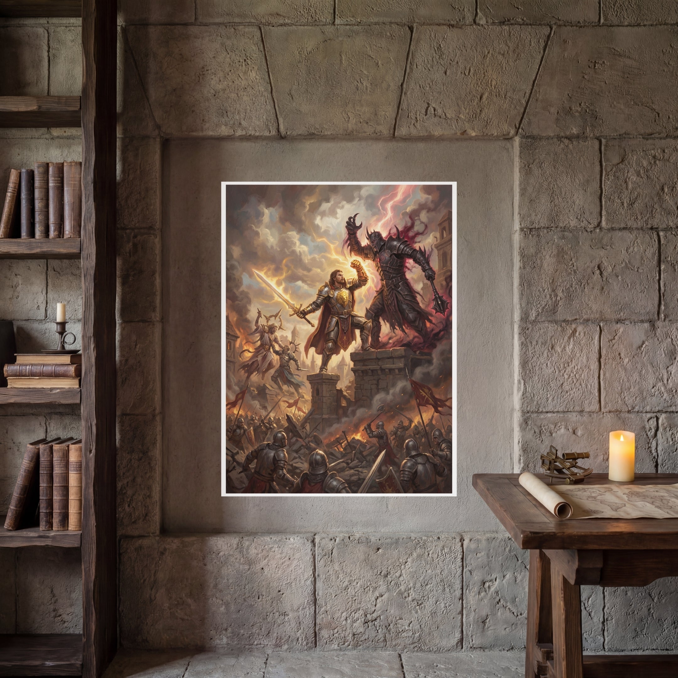 El Tiempo de los Problemas – Print de Arte Fantástico Premium | Inspirado en D&D y Faerûn