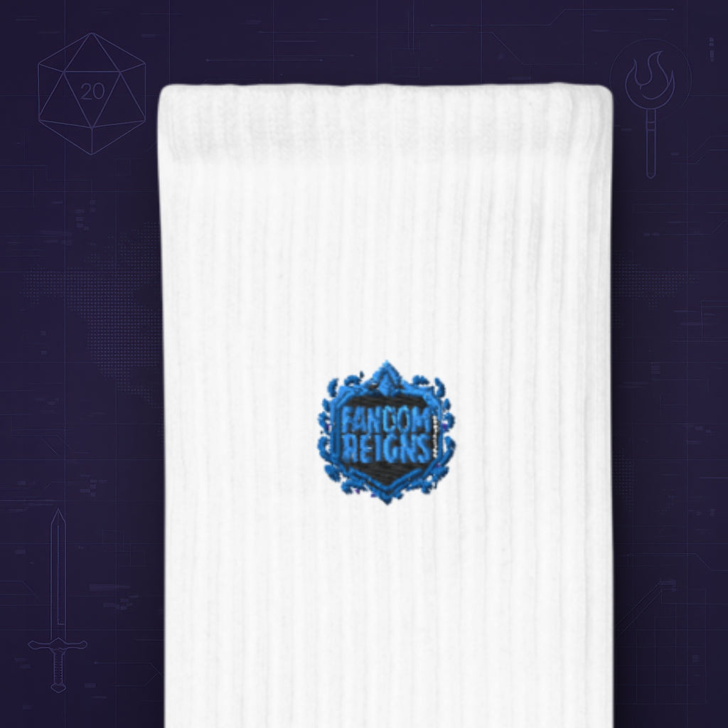 Fandom Reigns Embroidered Socks – Official Premium RPG Merch