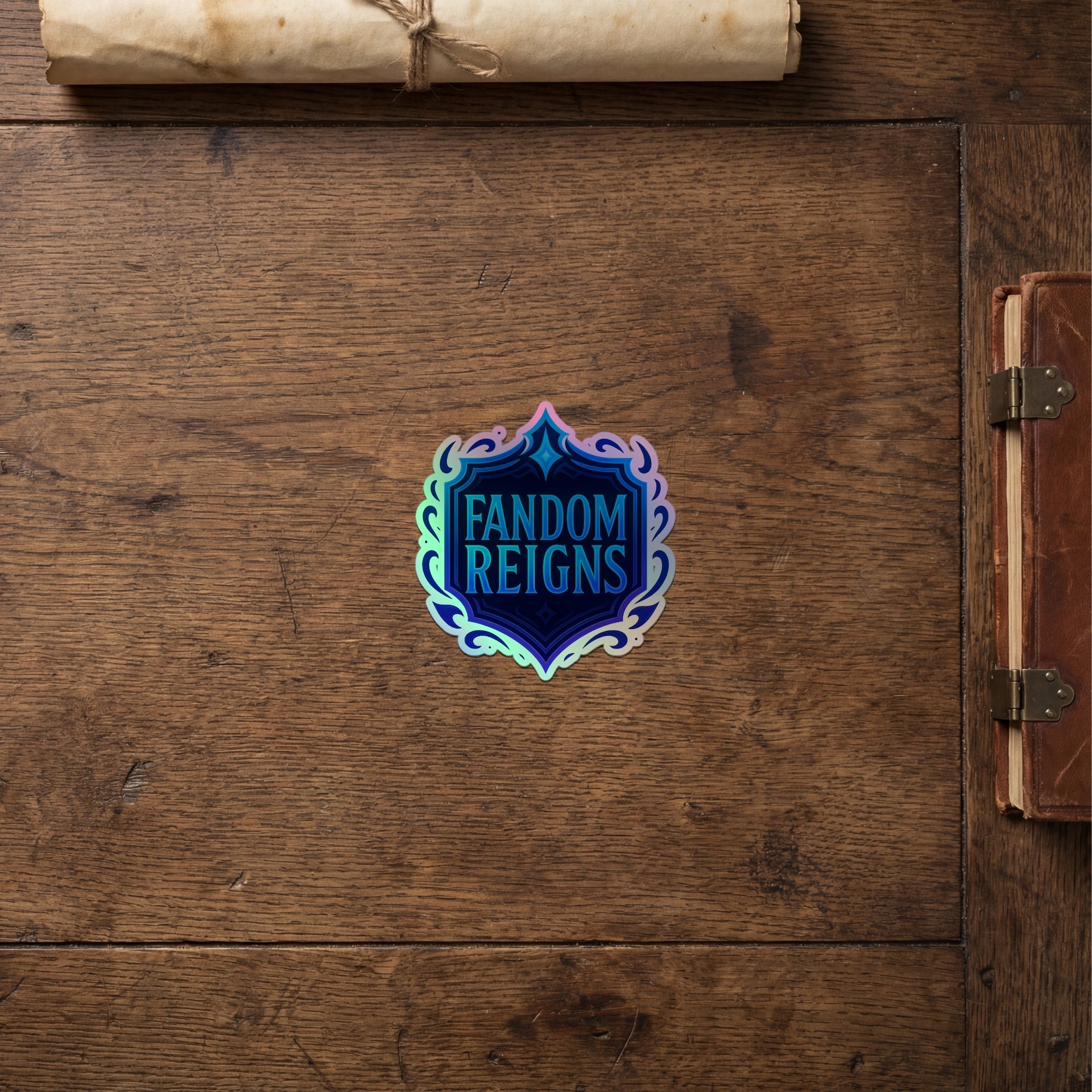 Fandom Reigns Holographic Sticker – Guild Sigil