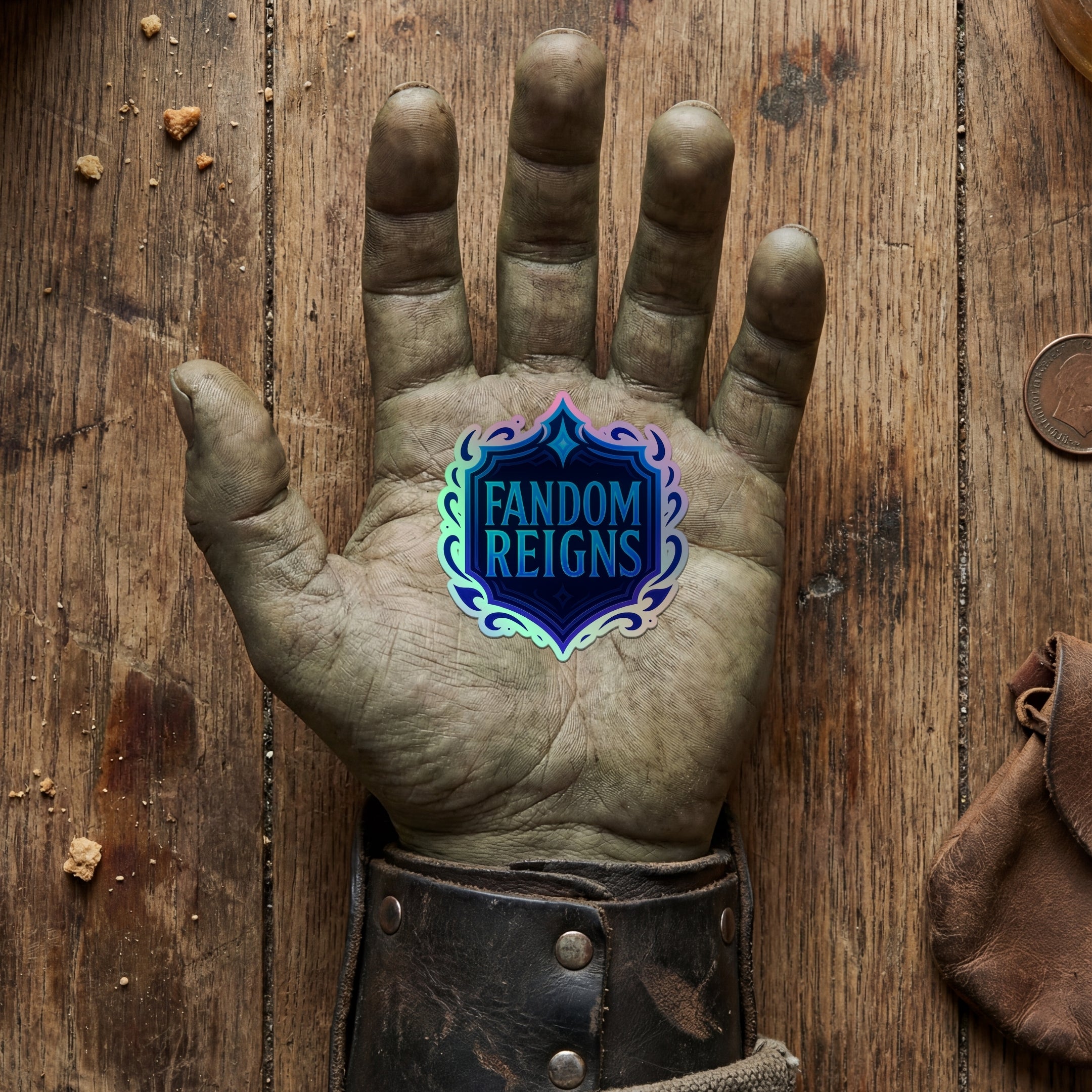 Fandom Reigns Holographic Sticker – Guild Sigil