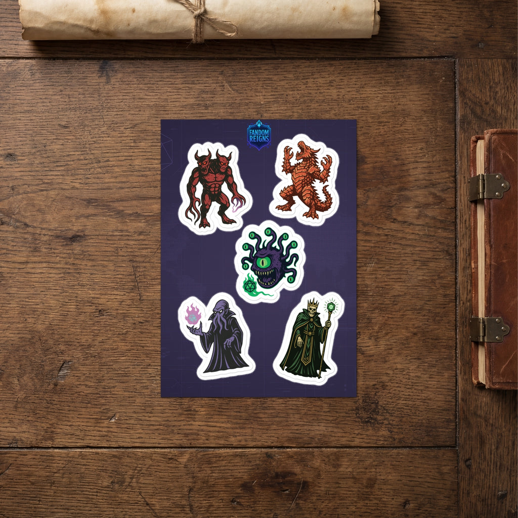 D&D Iconic Monsters Full-Color Sticker Pack