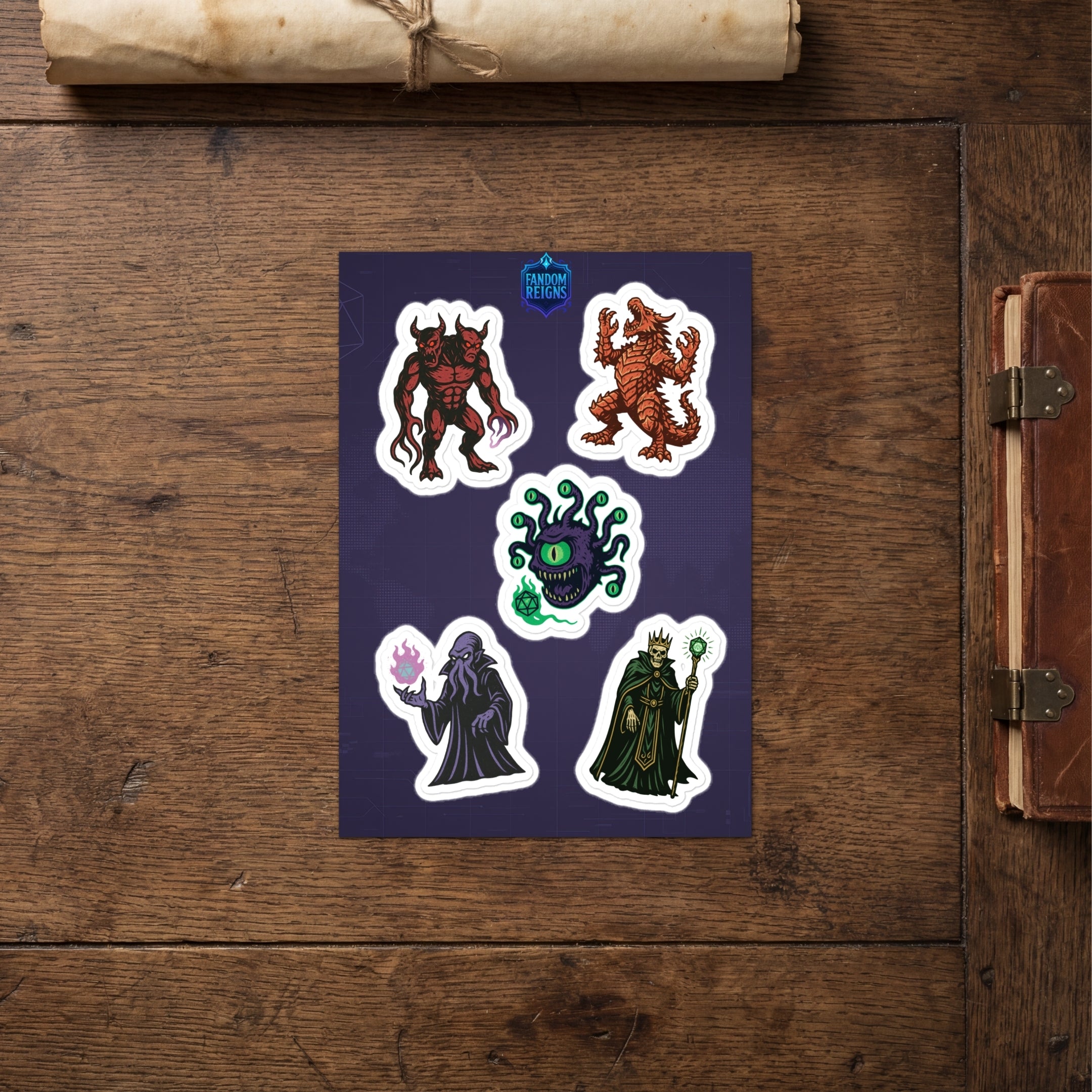 D&D Iconic Monsters Full-Color Sticker Pack