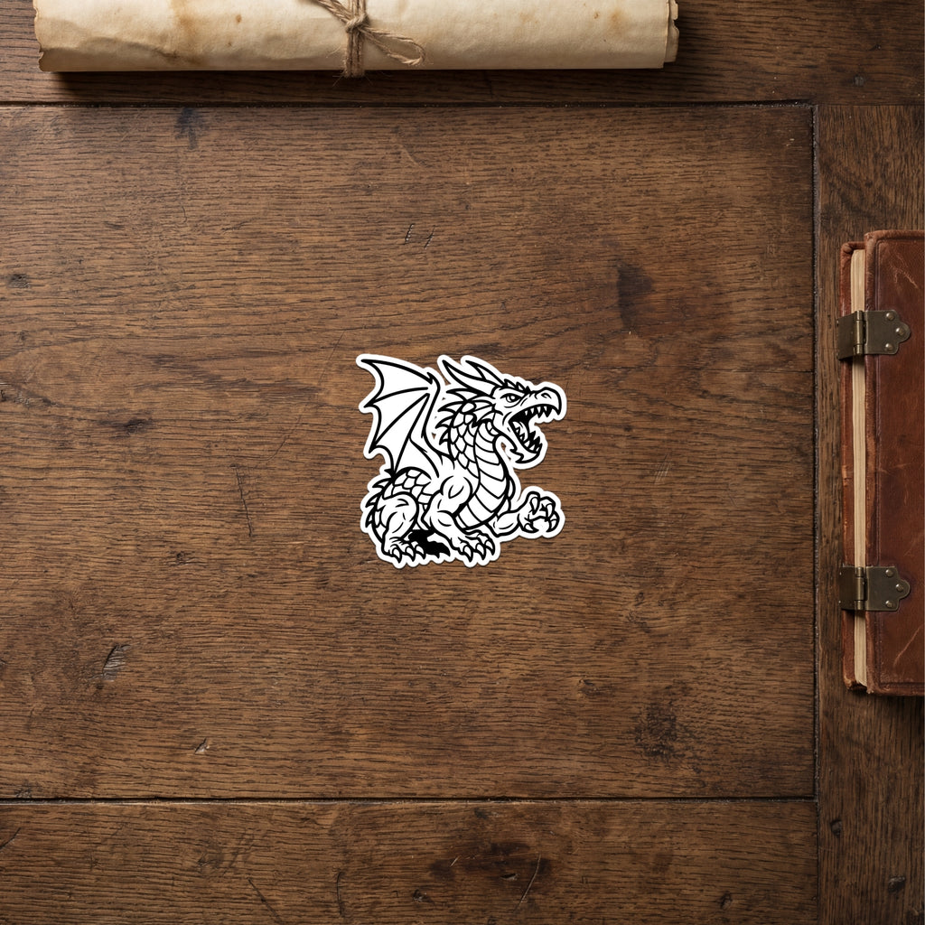 D&D Dragon Sticker
