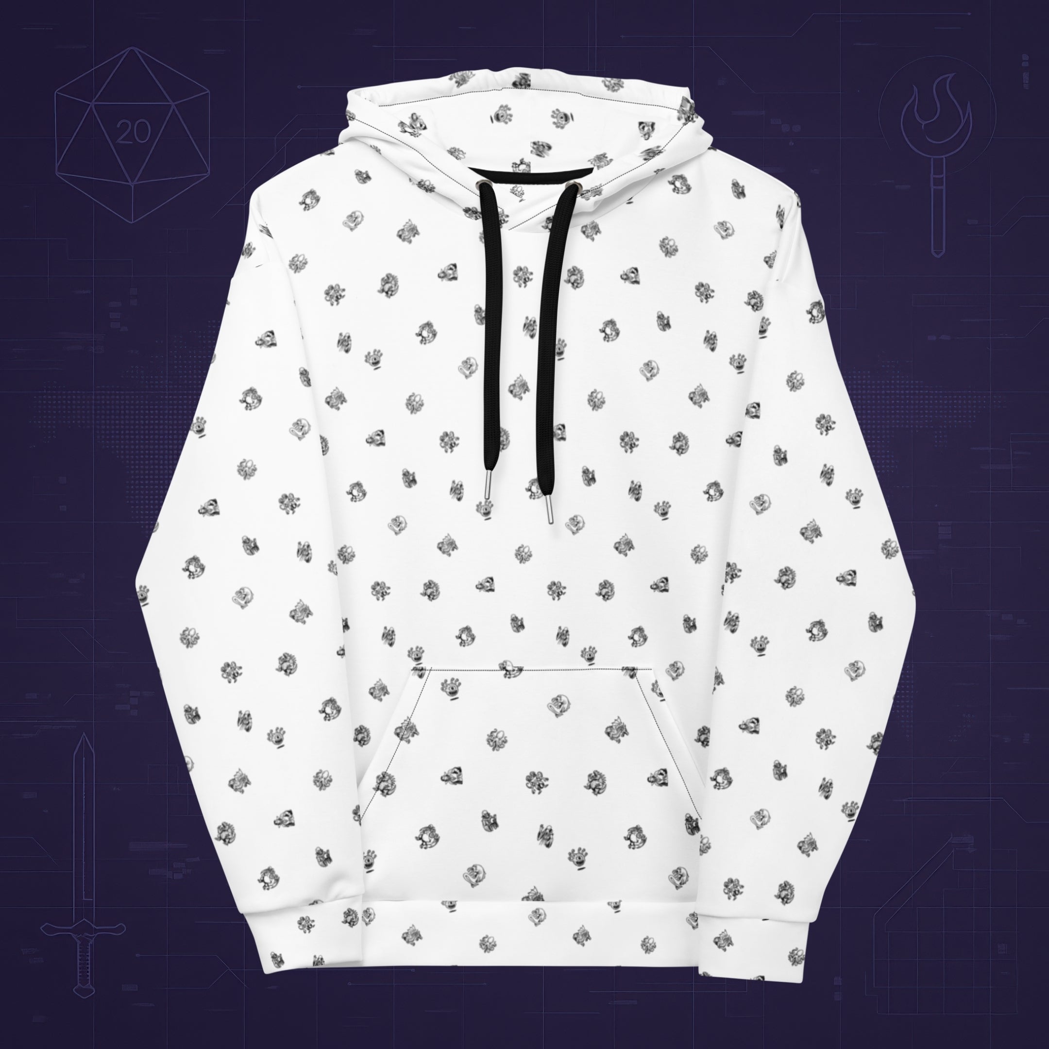All-Over Deadliest Monsters DnD Sweatshirt