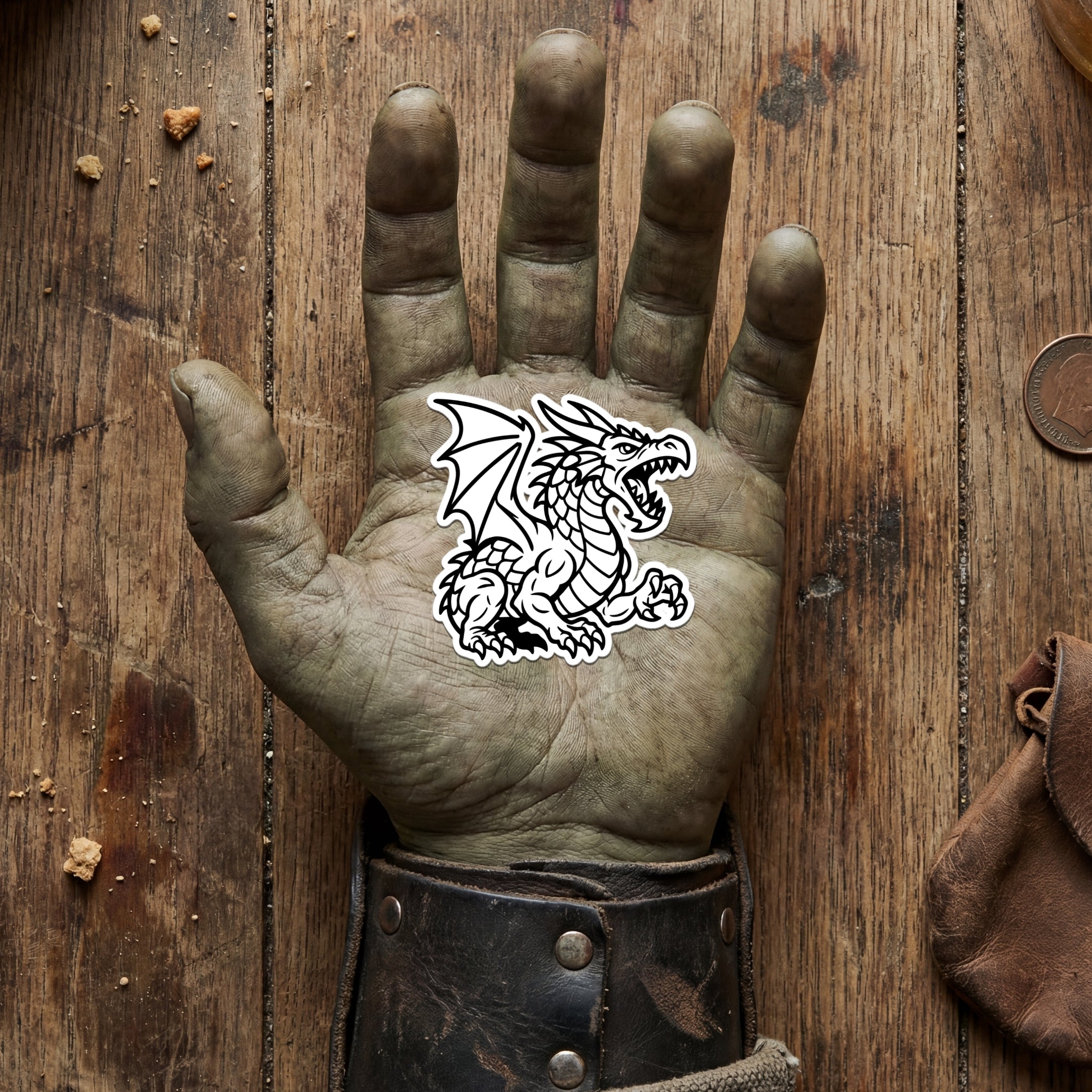 D&D Dragon Sticker