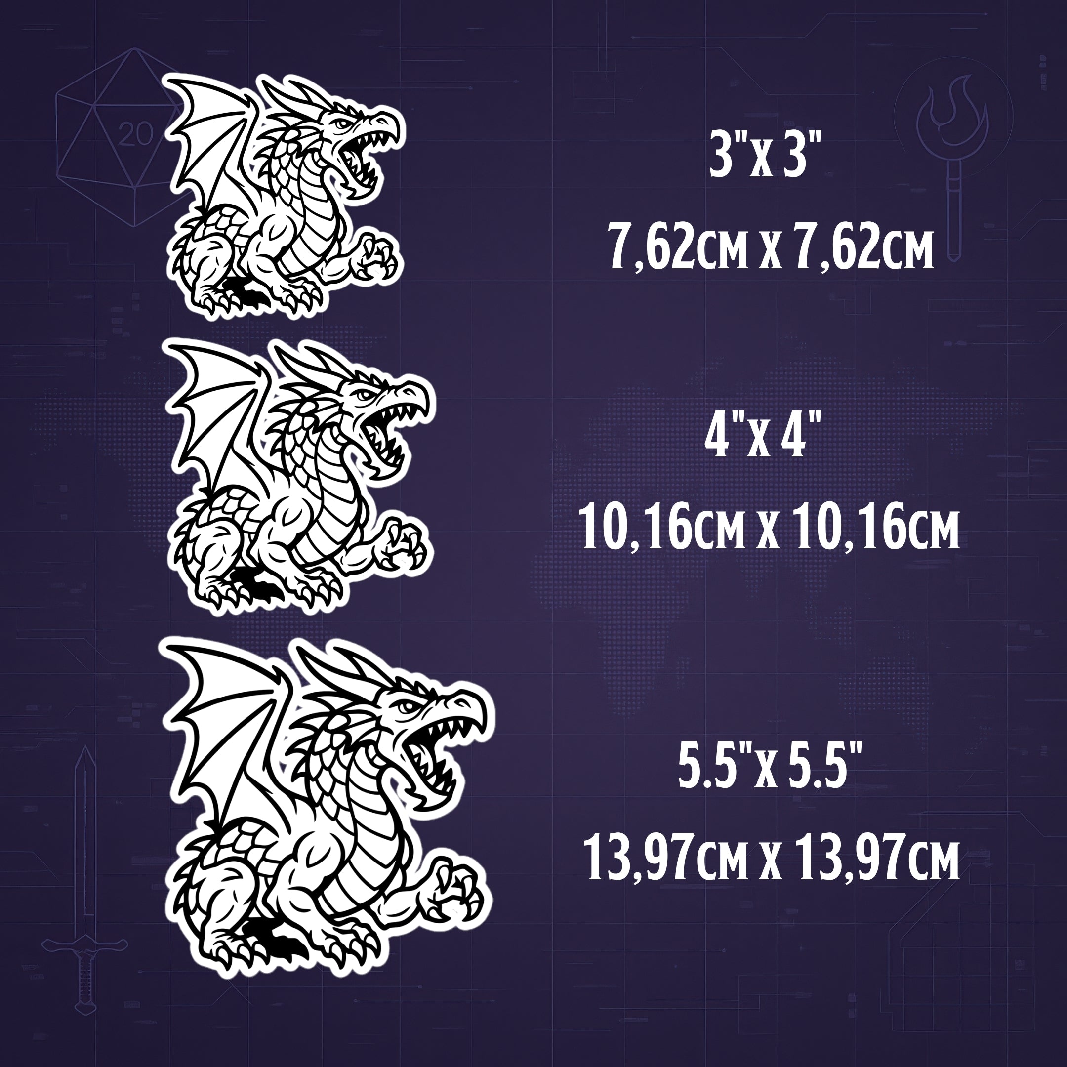 D&D Dragon Sticker