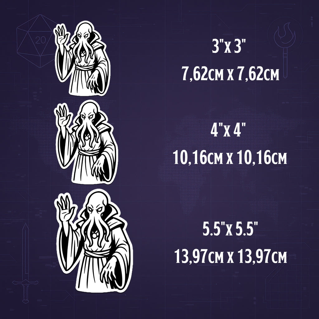 Mind Flayer Sticker DnD