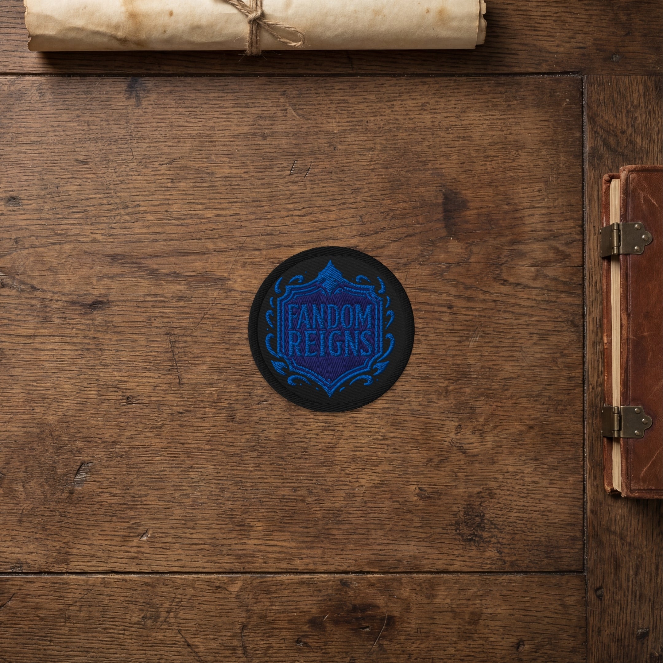 Fandom Reigns Circular Embroidered Patch | Official Merch | Fandom Reigns