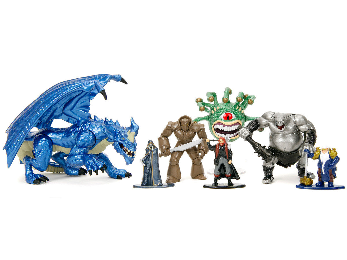 Dungeons & Dragons – Set of 7 Official Die-Cast Miniatures | Jada