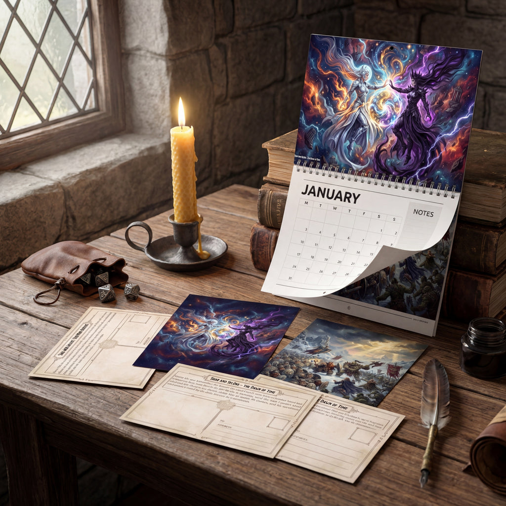 Momentos de Faerûn - Pack Calendario + 12 Postales Épicas lore D&D | Fandom Reigns