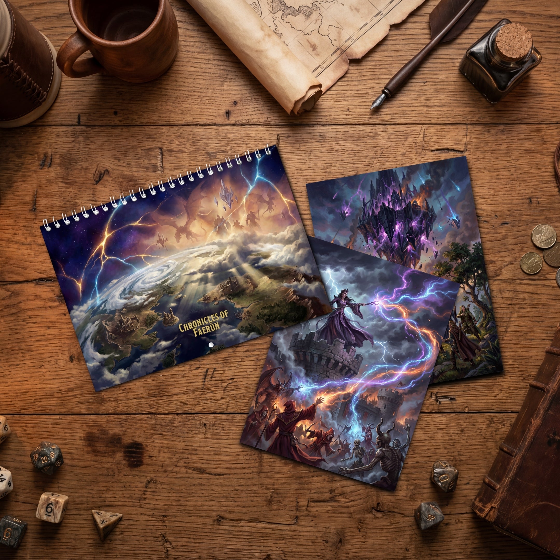 Moments of Faerûn - Calendar Pack + 12 Epic Postcards D&D lore | Fandom Reigns
