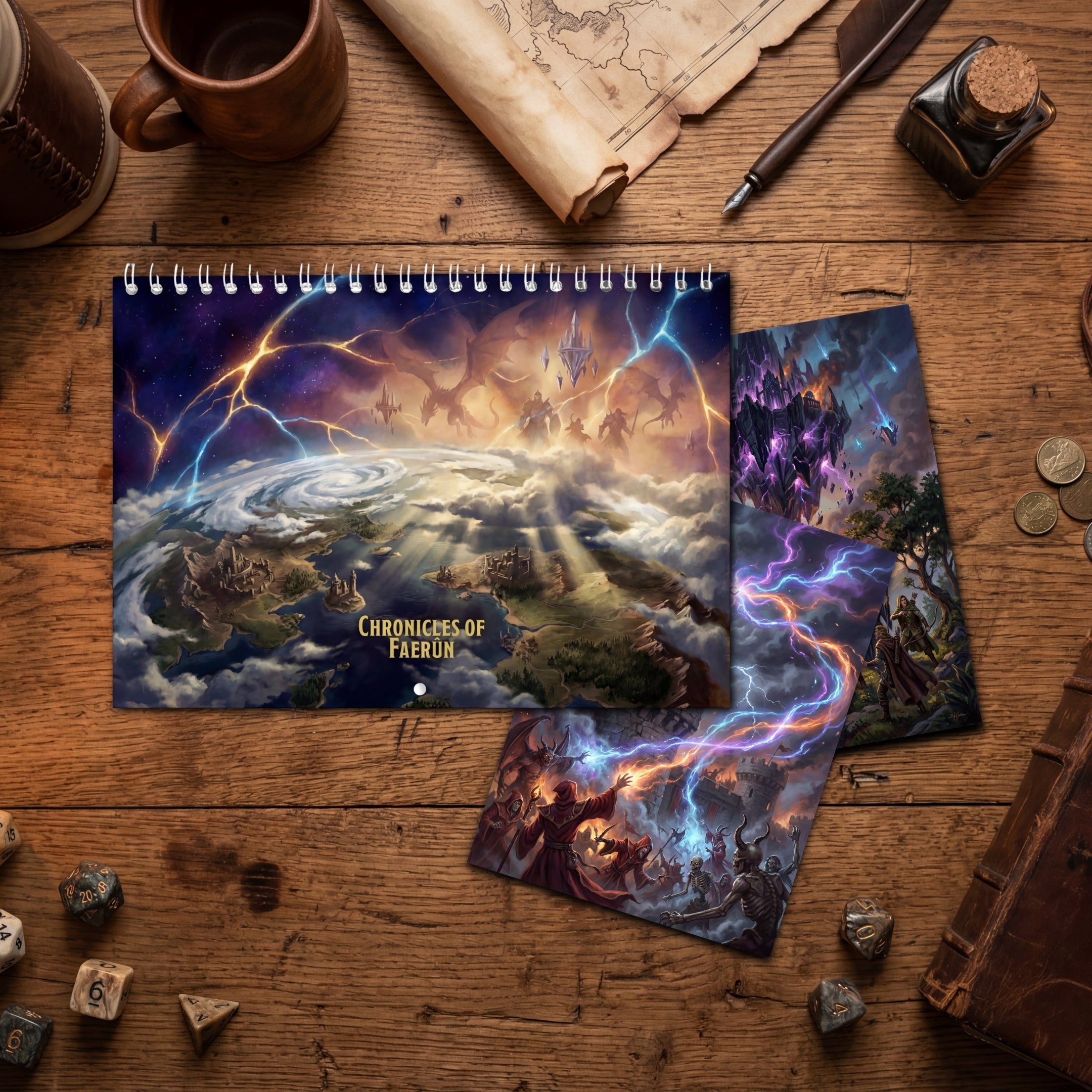 Moments of Faerûn - Calendar Pack + 12 Epic Postcards D&D lore | Fandom Reigns