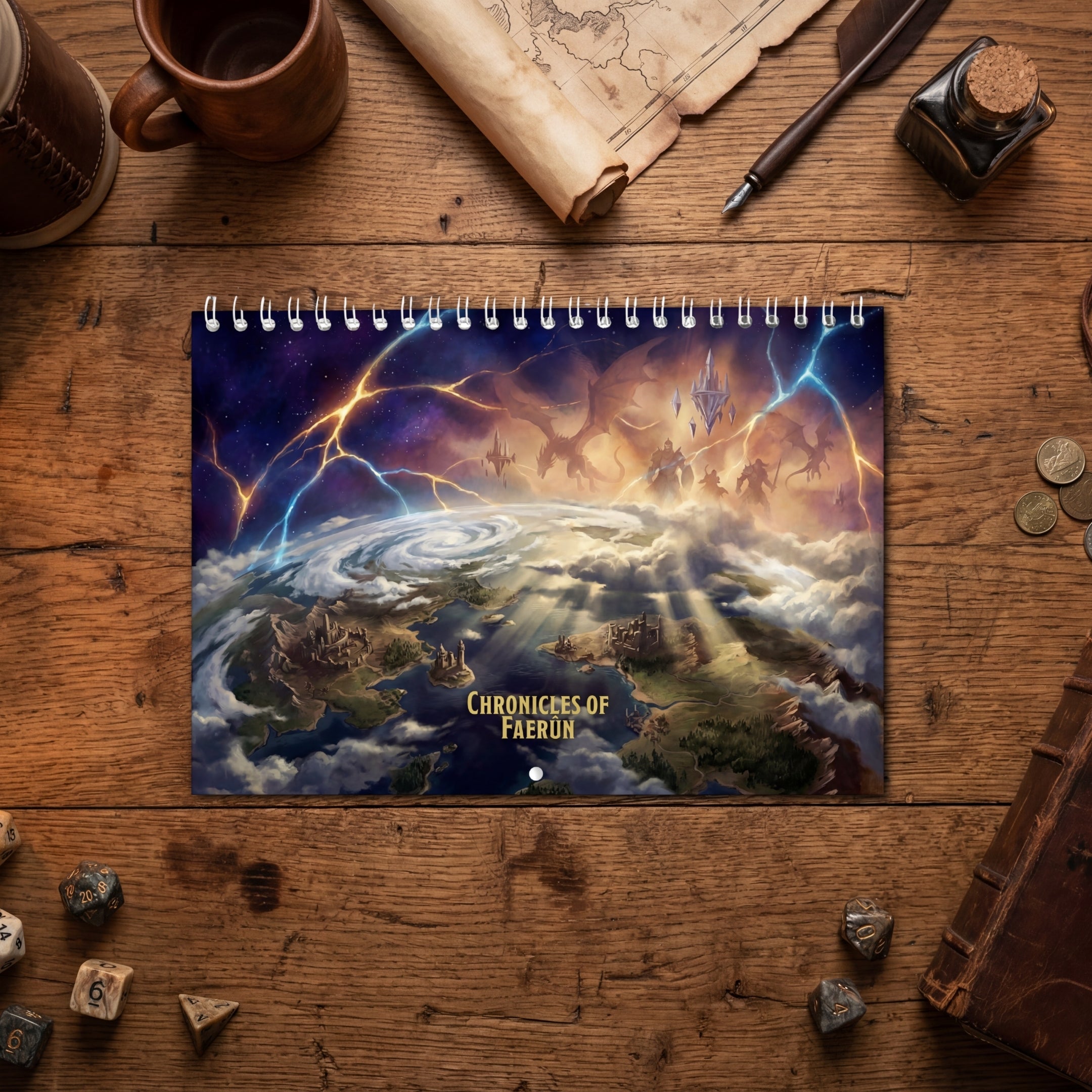 Calendario de los Reinos — Faerûn 2026 | Arte de Fantasía D&D de Fandom Reigns
