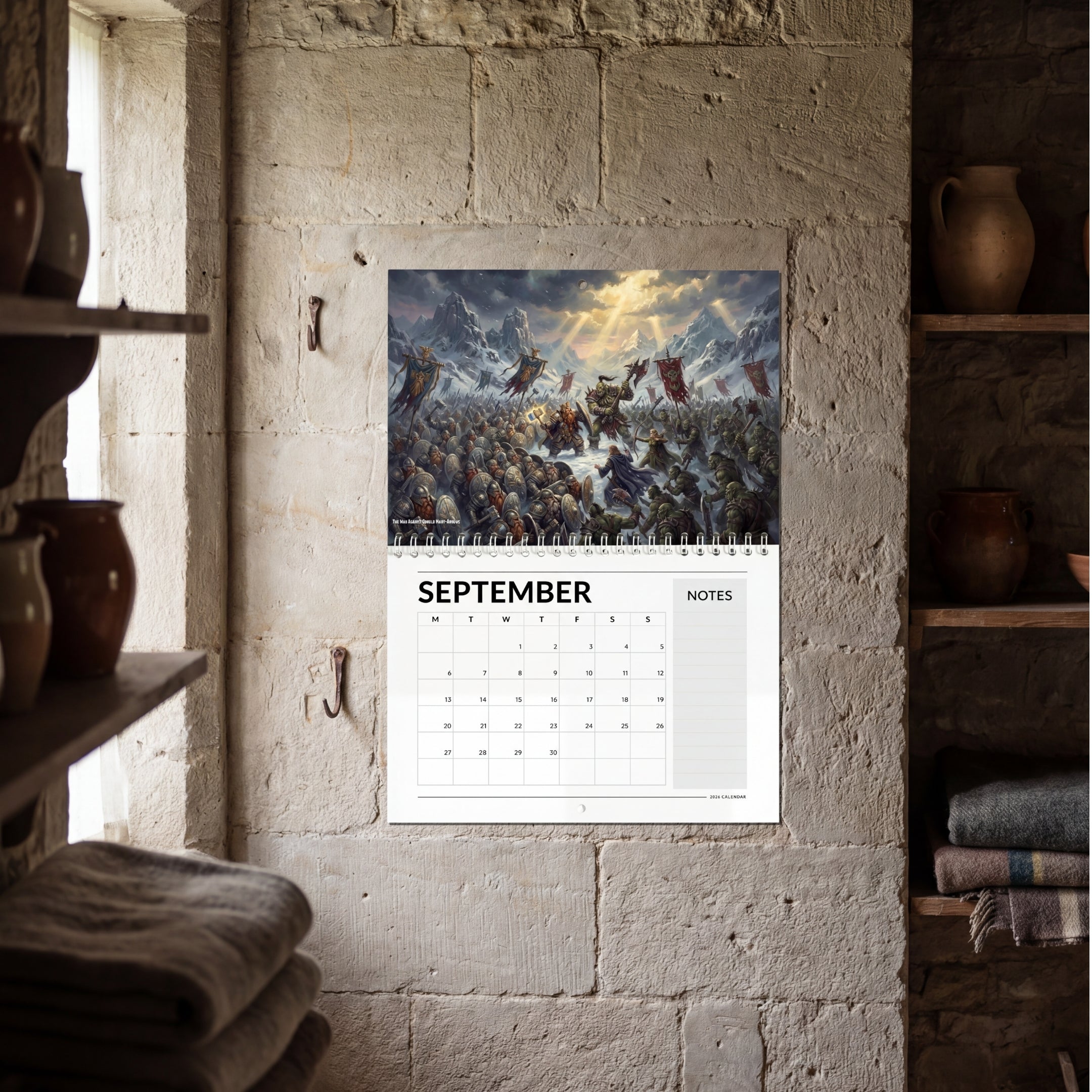 Calendario de los Reinos — Faerûn 2026 | Arte de Fantasía D&D de Fandom Reigns