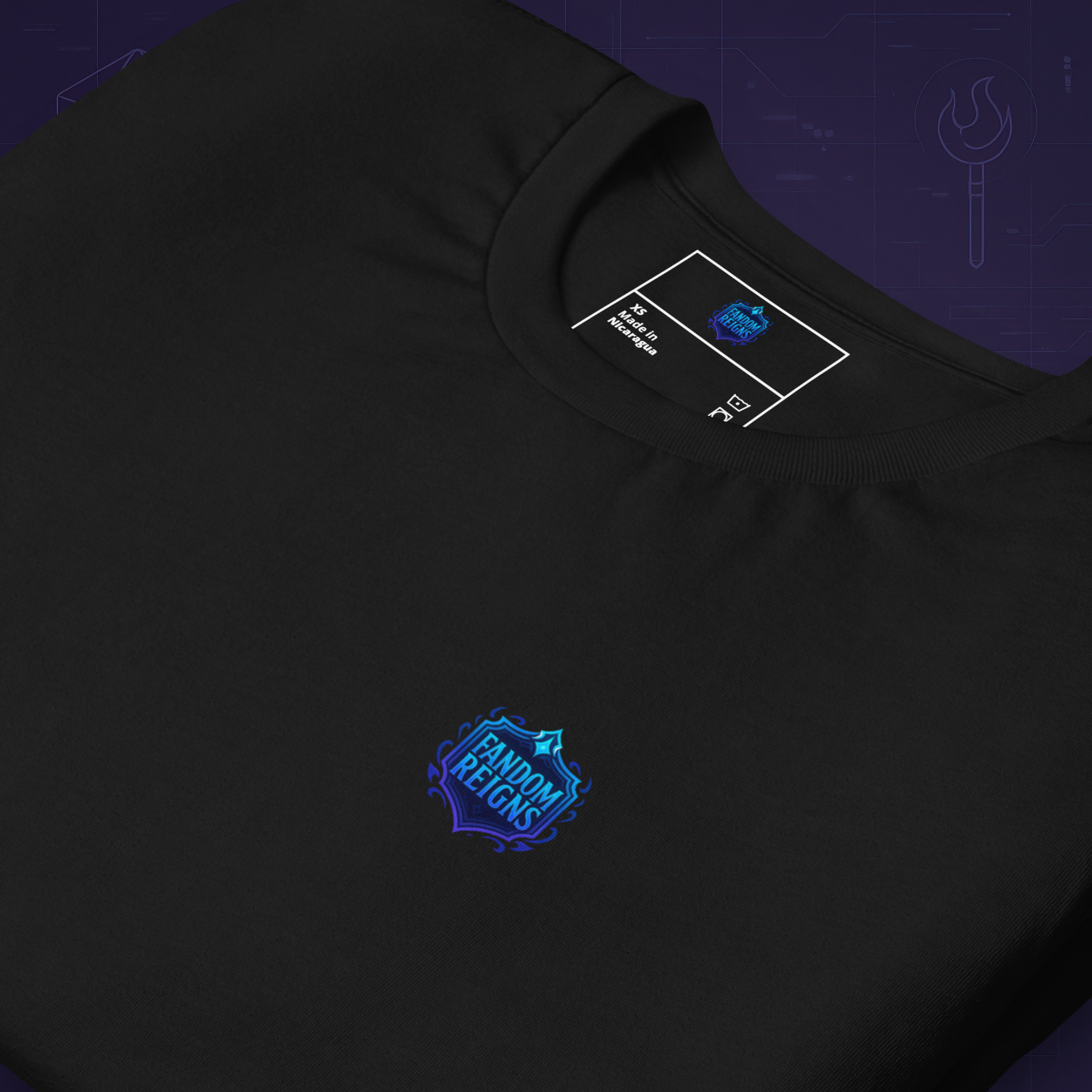 Fandom Reigns T-Shirt – Adventurer Emblem | Premium T-Shirt Bella+Canvas 3001