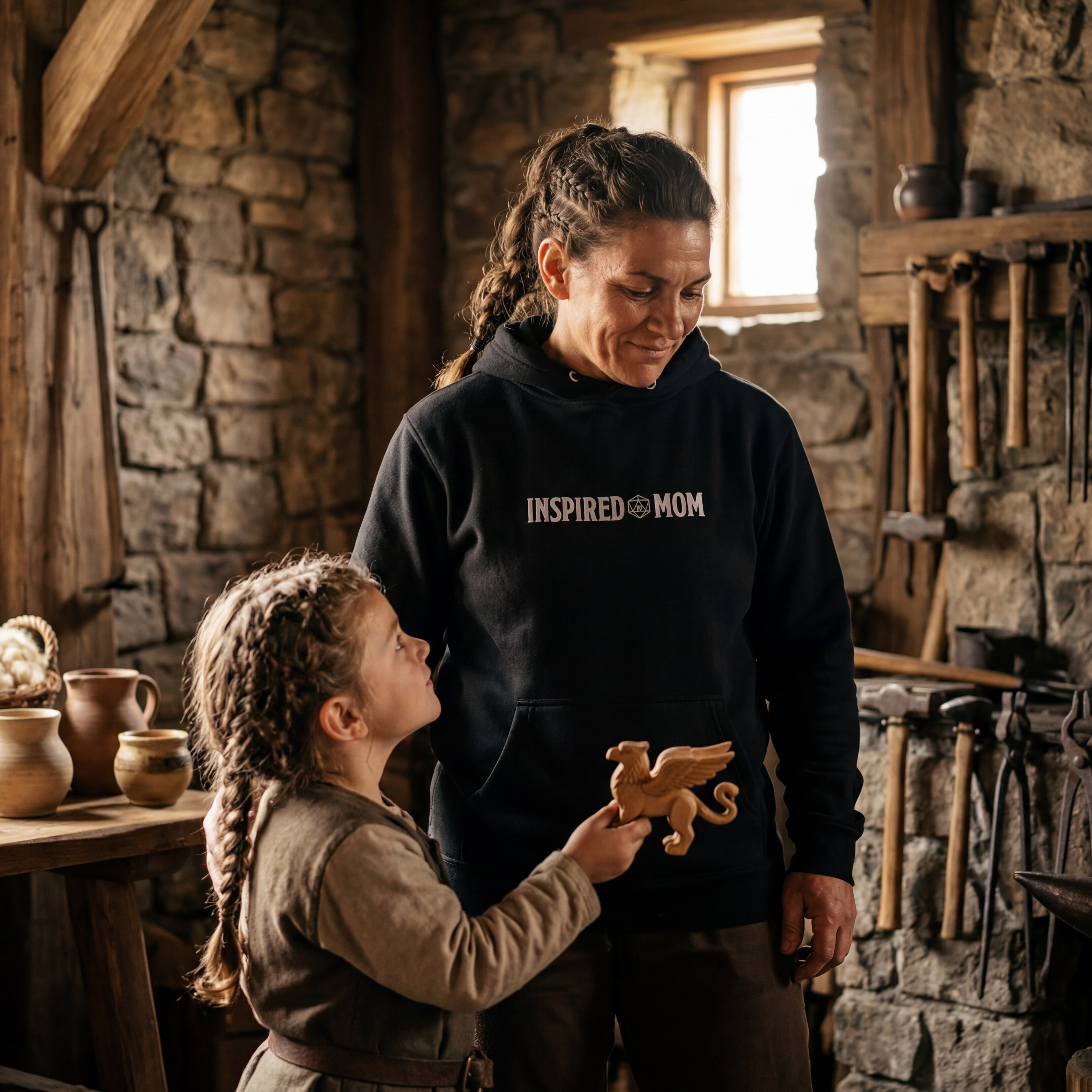 Inspired Family Dungeons & Dragons Sweatshirt – Premium Embroidered Hoodie | Fandom Reigns