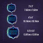 Fandom Reigns Holographic Sticker – Guild Sigil