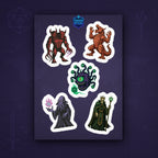 D&D Iconic Monsters Full-Color Sticker Pack