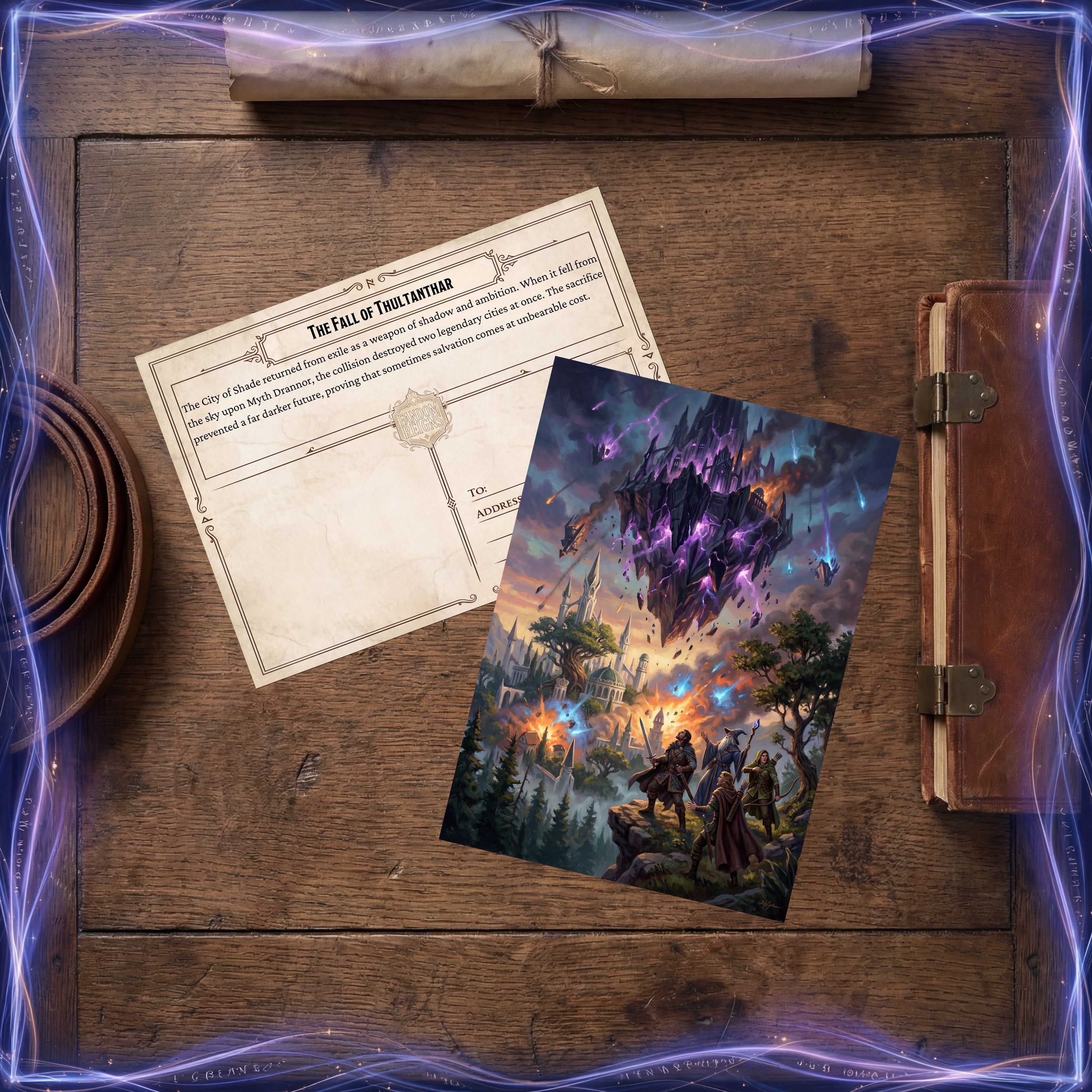 Moments of Faerûn — Epic Fantasy Postcard Pack (Set of 12)