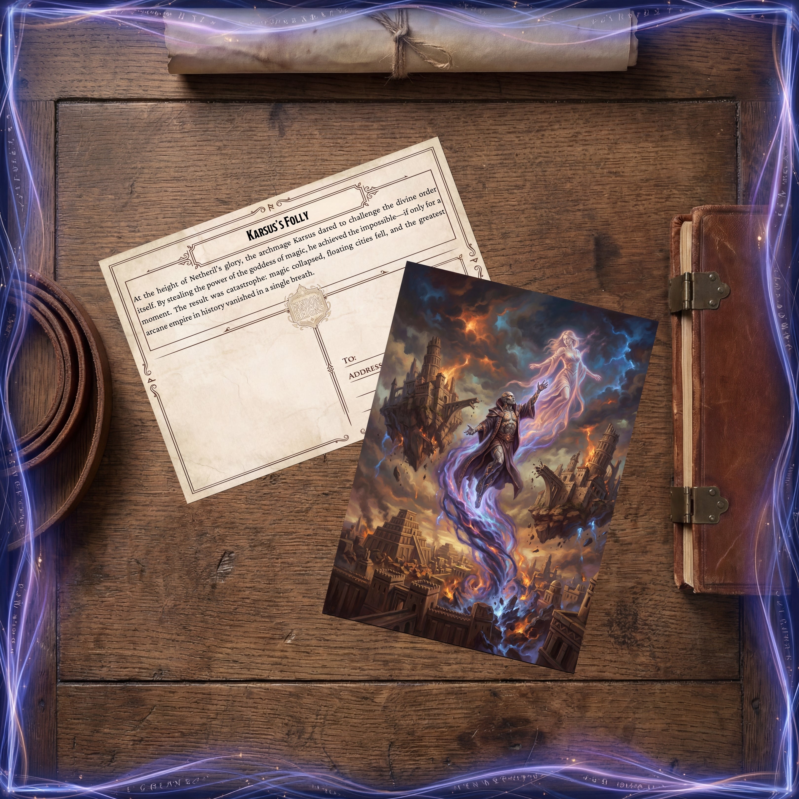 Moments of Faerûn — Epic Fantasy Postcard Pack (Set of 12)