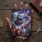 The Simbul defends Aglarond | Epic fantasy postcard