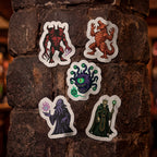 D&D Iconic Monsters Full-Color Sticker Pack