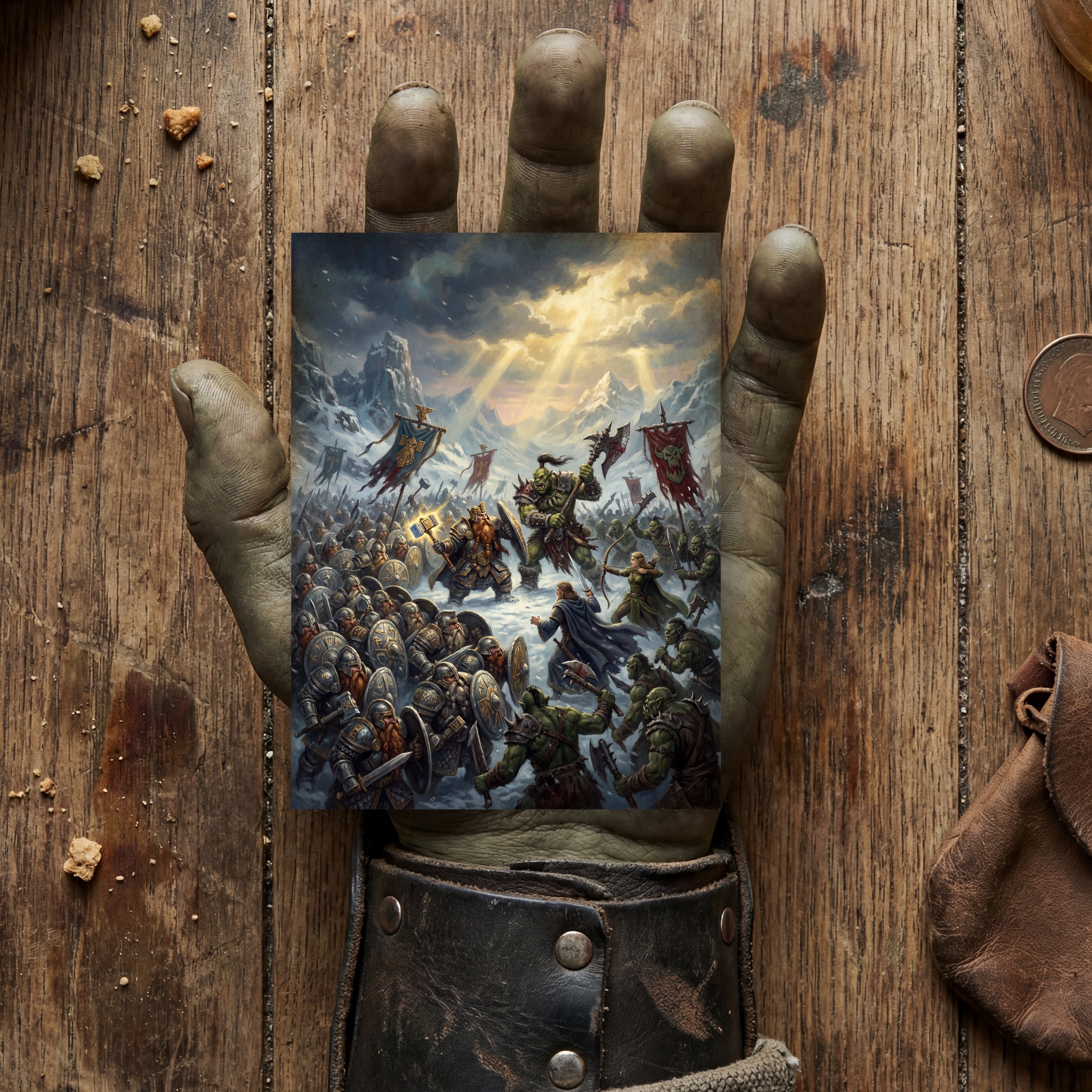 Moments of Faerûn — Epic Fantasy Postcard Pack (Set of 12)