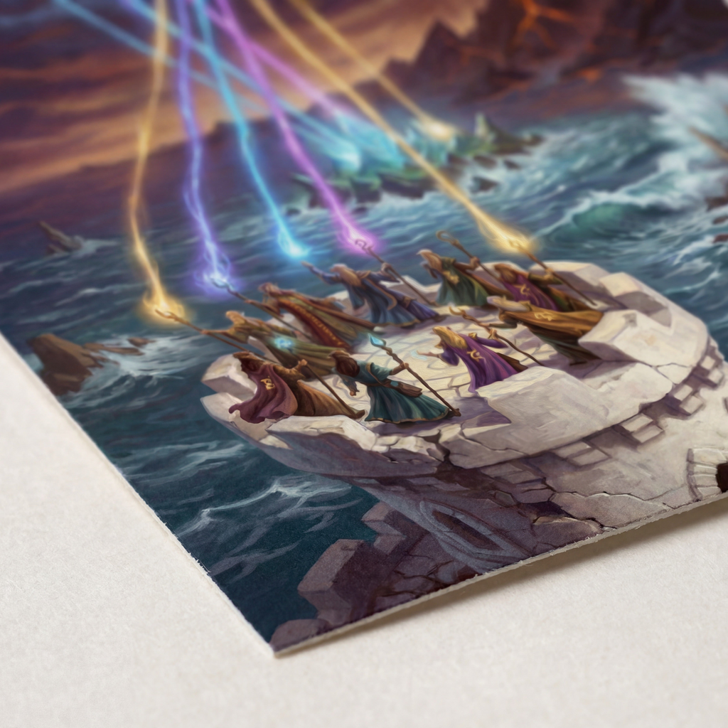 The Creation of Evermeet | Epic Fantasy Postcard