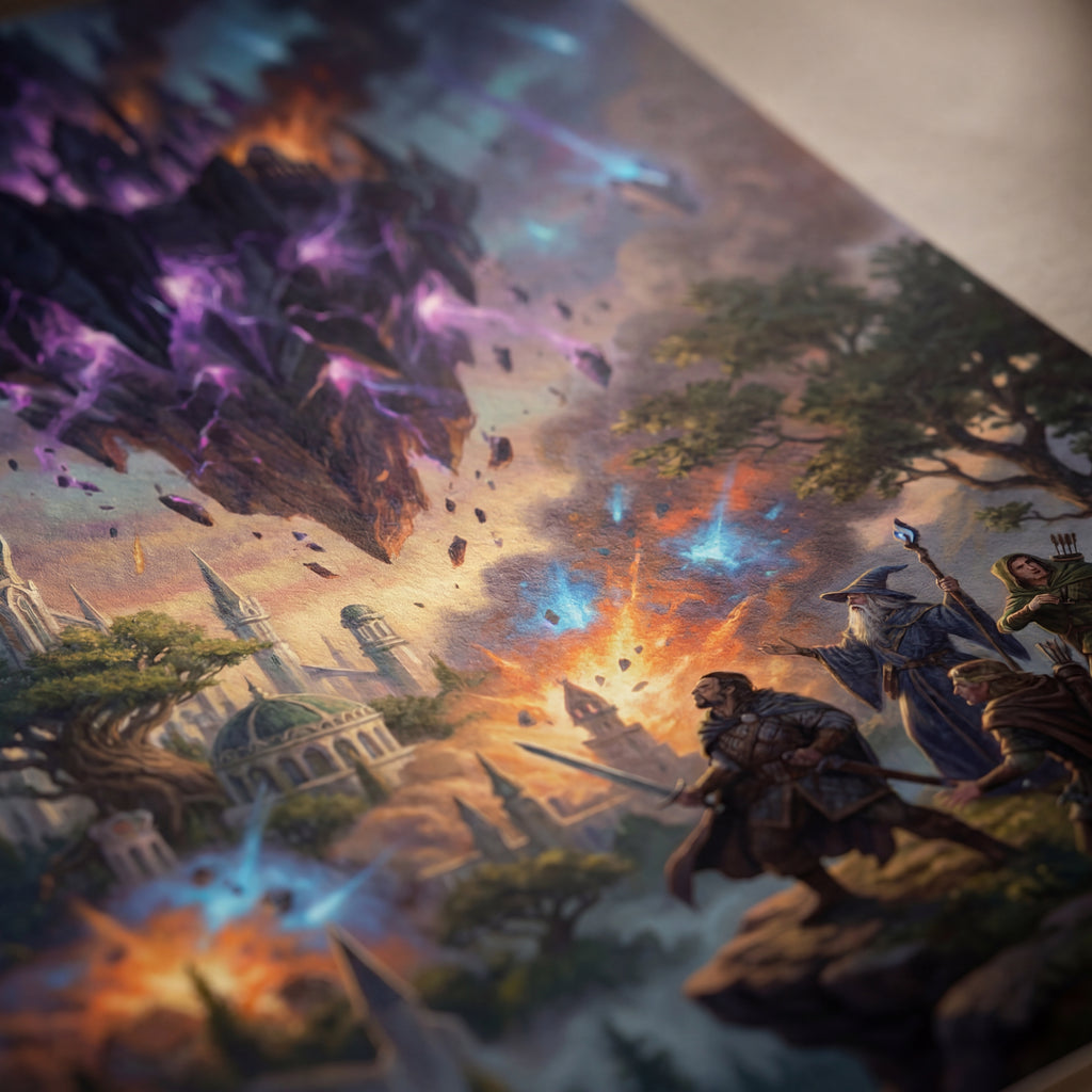 The Fall of Thultanthar | Epic Fantasy Postcard