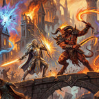 The Fall of the Myth Drannor | Epic Fantasy Postcard