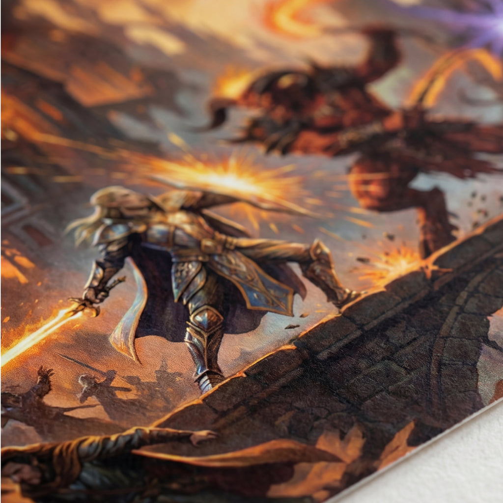 The Fall of the Myth Drannor | Epic Fantasy Postcard