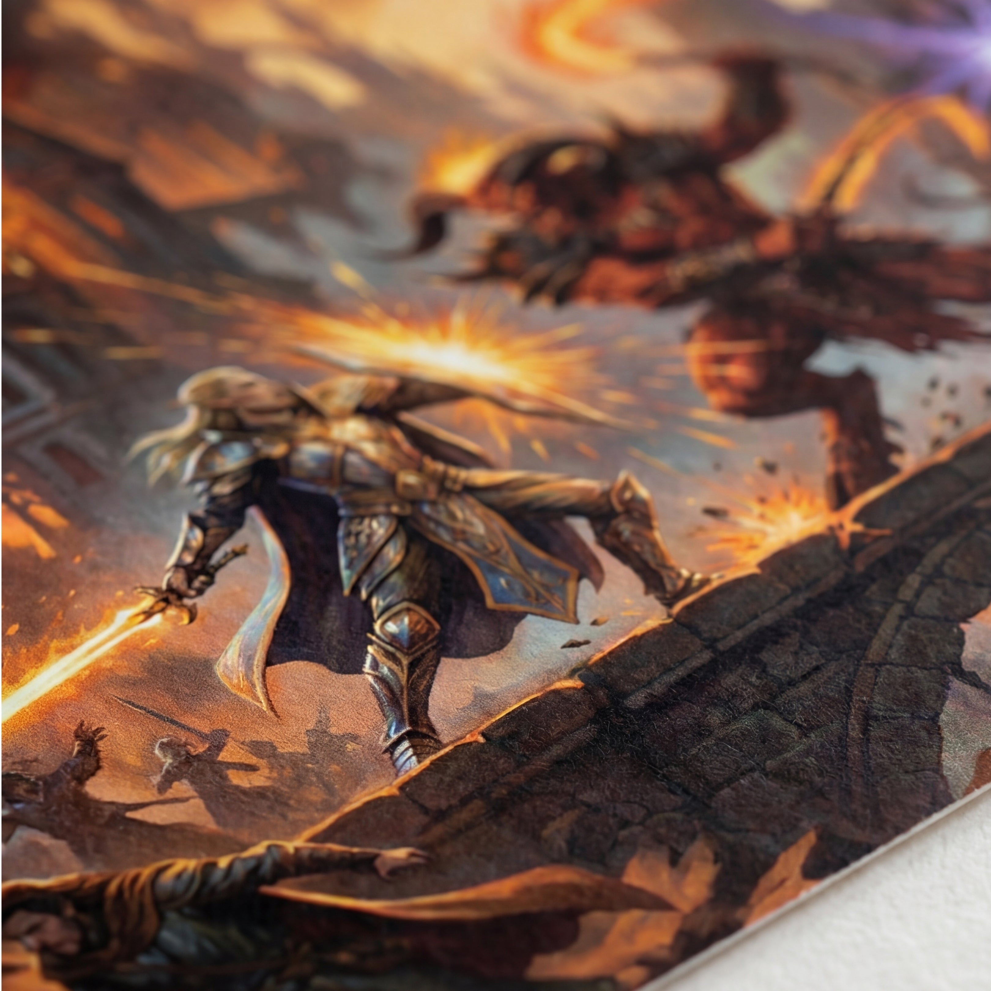 The Fall of the Myth Drannor | Epic Fantasy Postcard