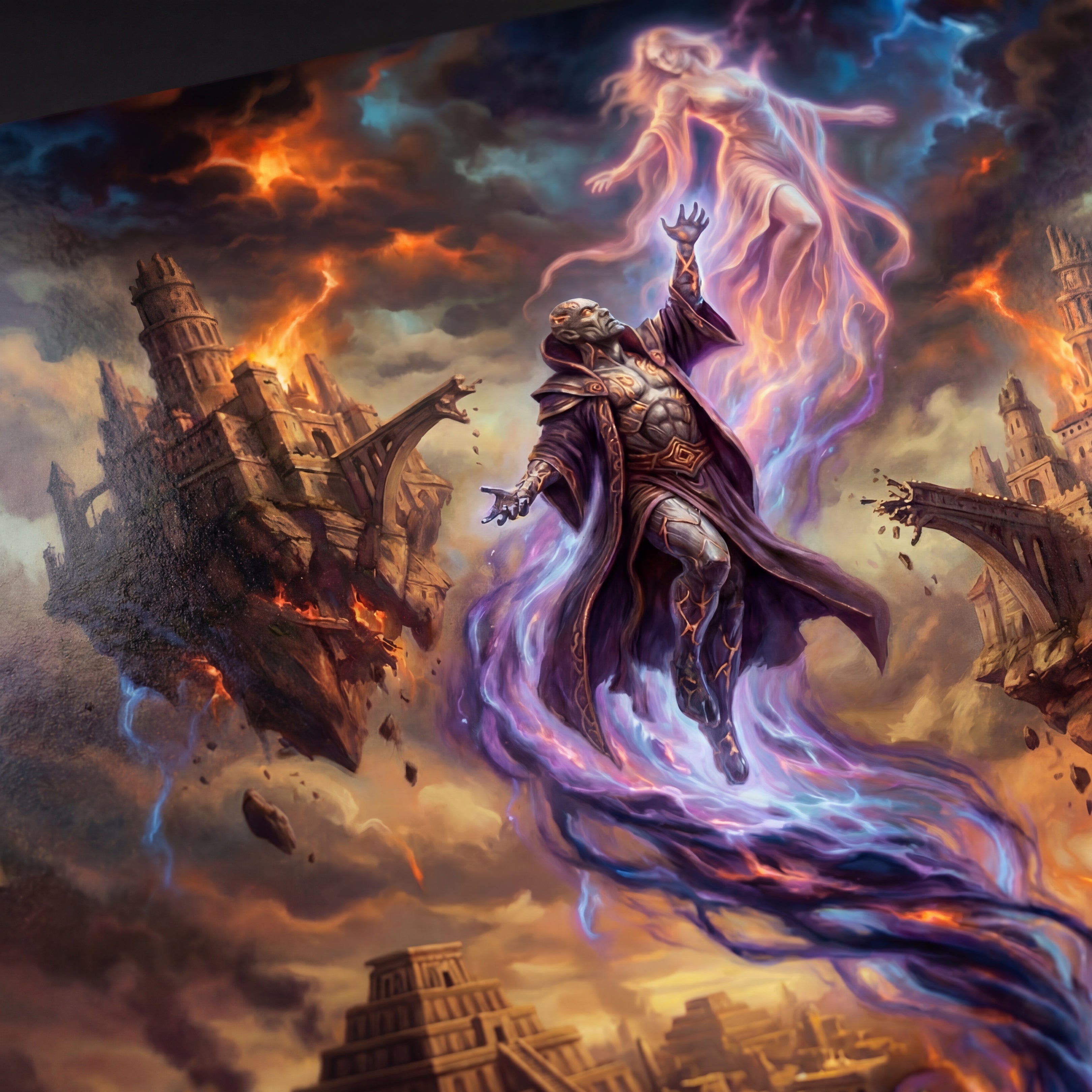 La Locura de Karsus – Print de Arte Fantástico Premium | Inspirado en D&D y Faerûn