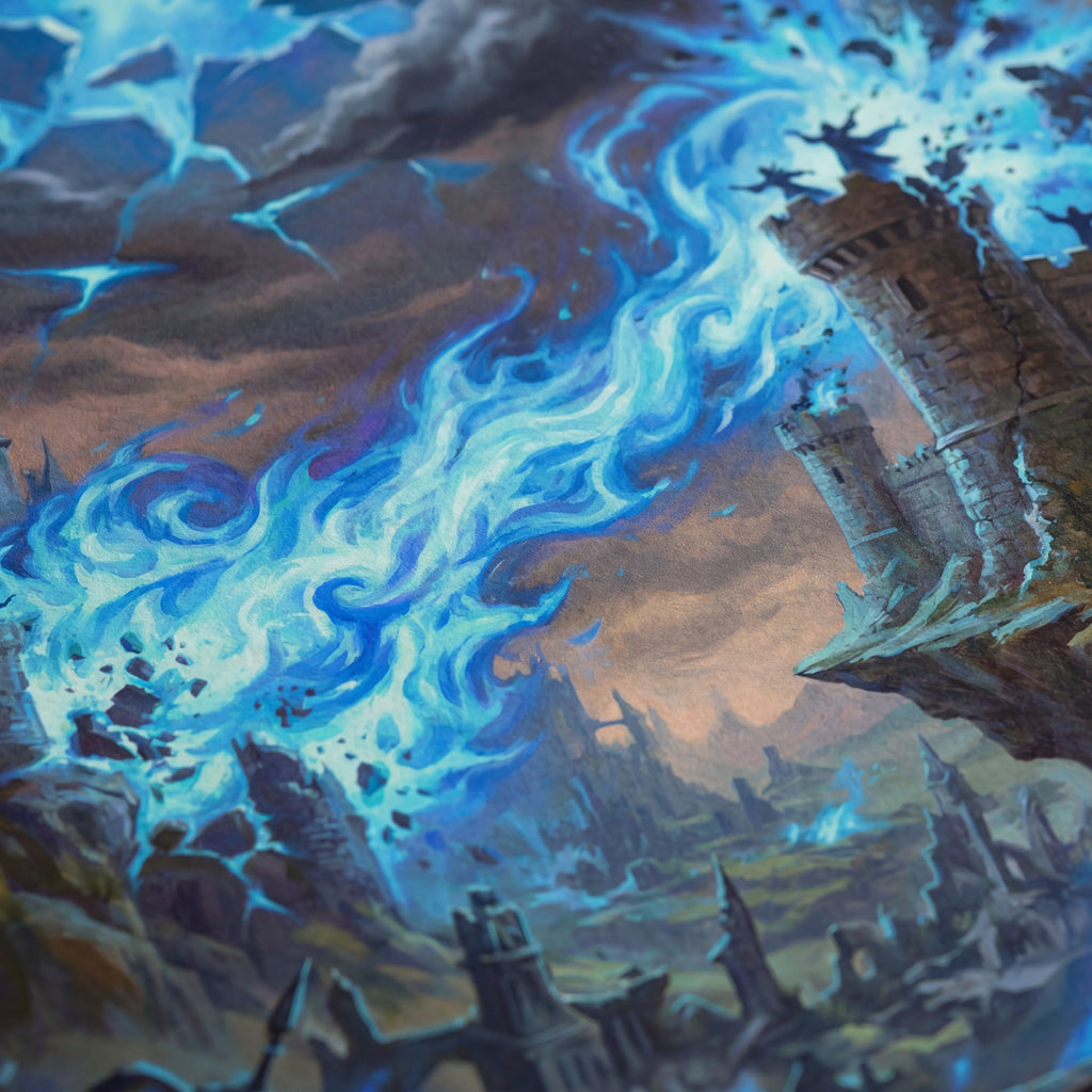 The Plague of Spells | Epic Fantasy Postcard