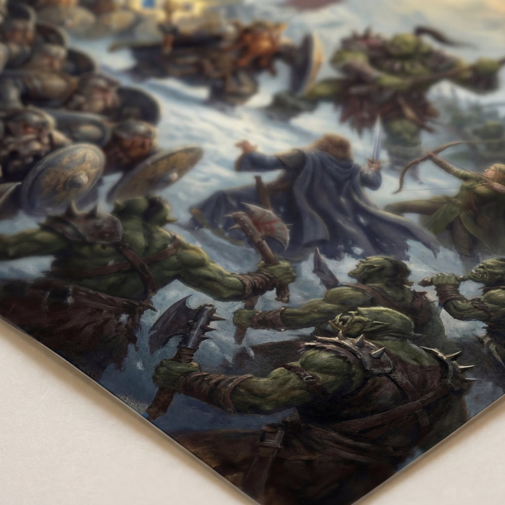 La Guerra de Muchas-Flechas | Postal de fantasía épica