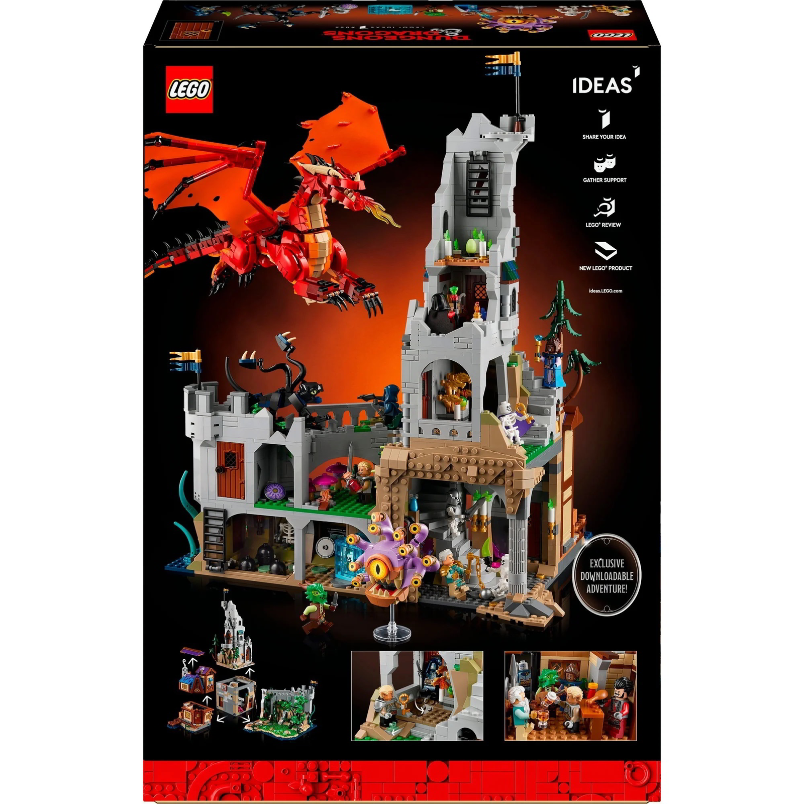 LEGO® Dungeons & Dragons – Red Dragon's Legend Set (21348)