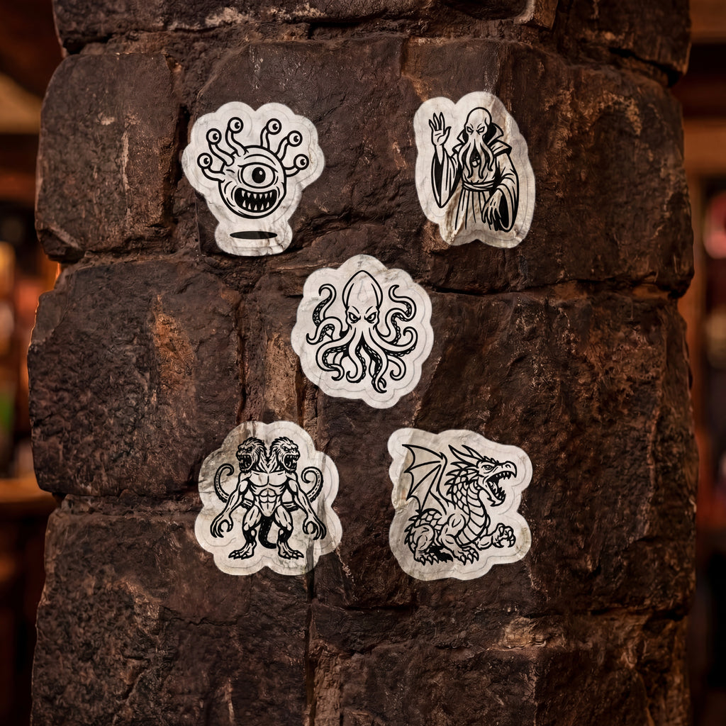 Deadliest Monsters D&D Sticker Pack I