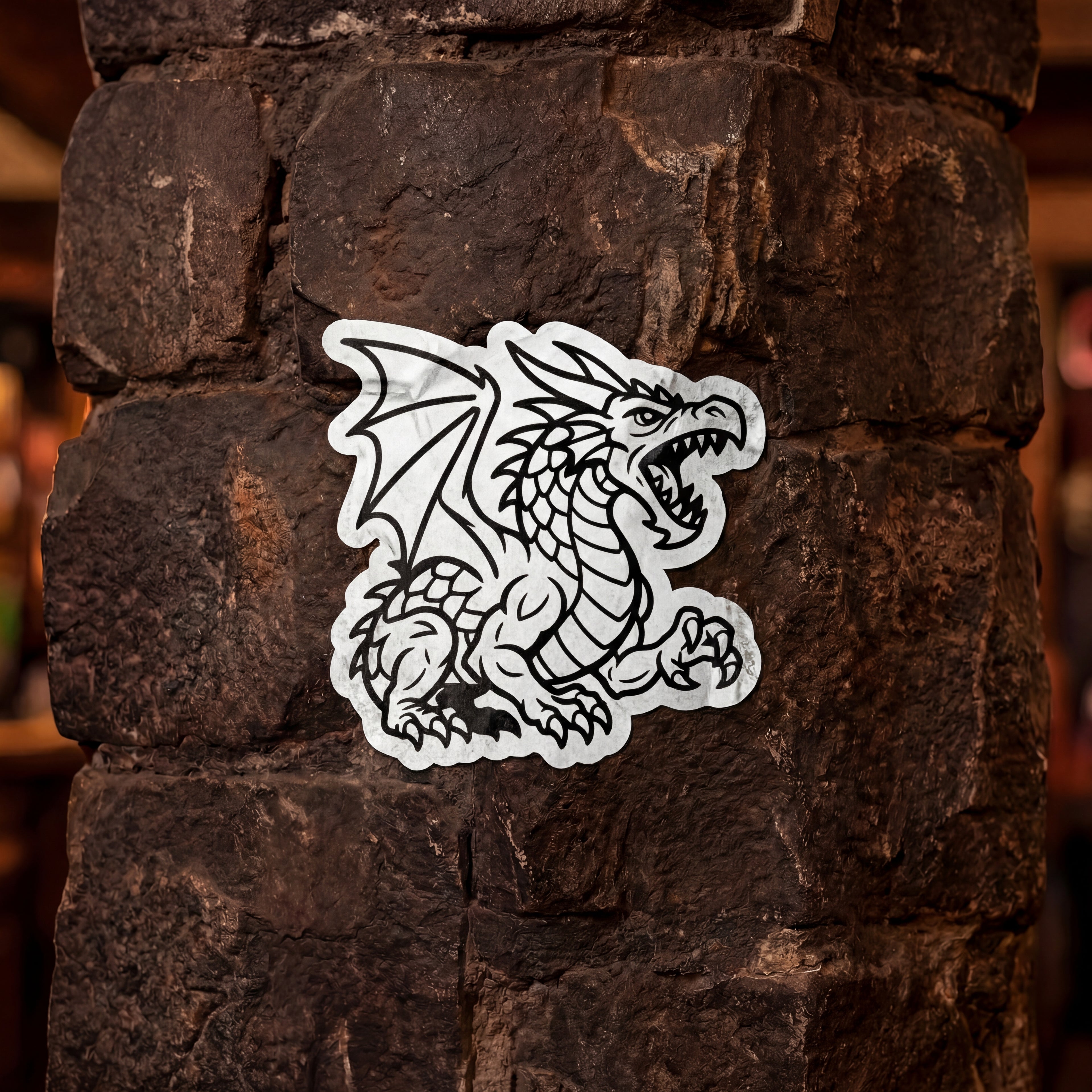 D&D Dragon Sticker