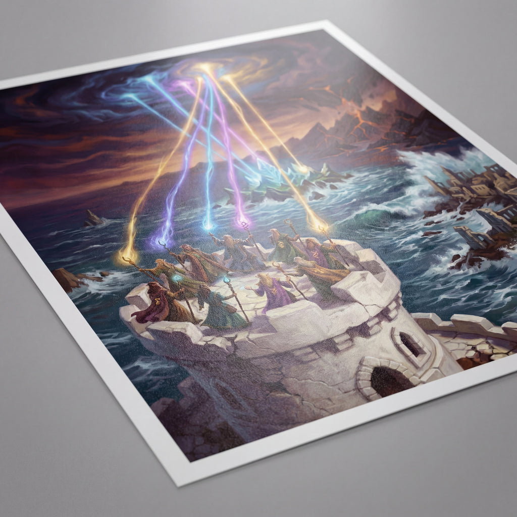 Premium Print "The Creation of Evermeet" D&D Lore
