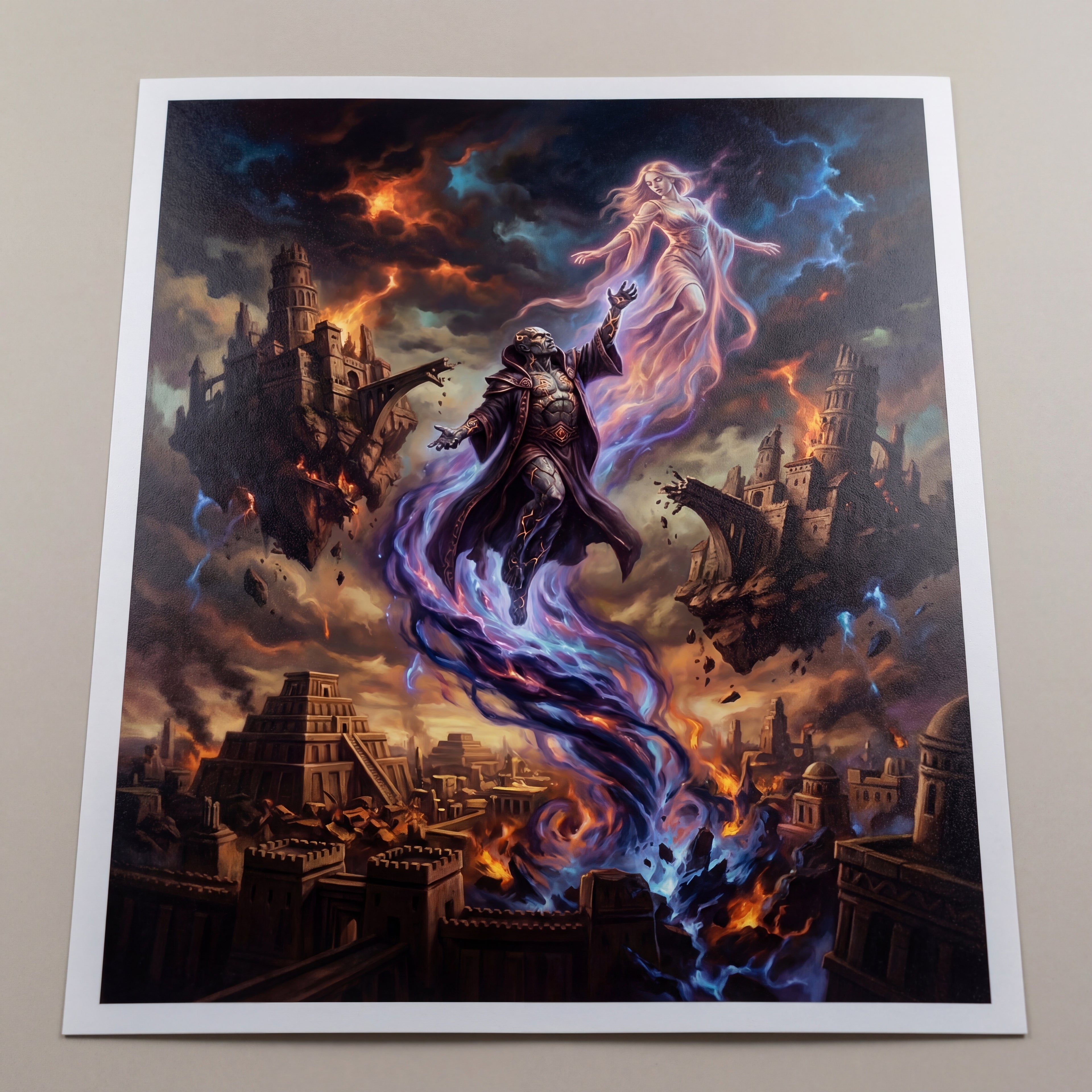 La Locura de Karsus – Print de Arte Fantástico Premium | Inspirado en D&D y Faerûn