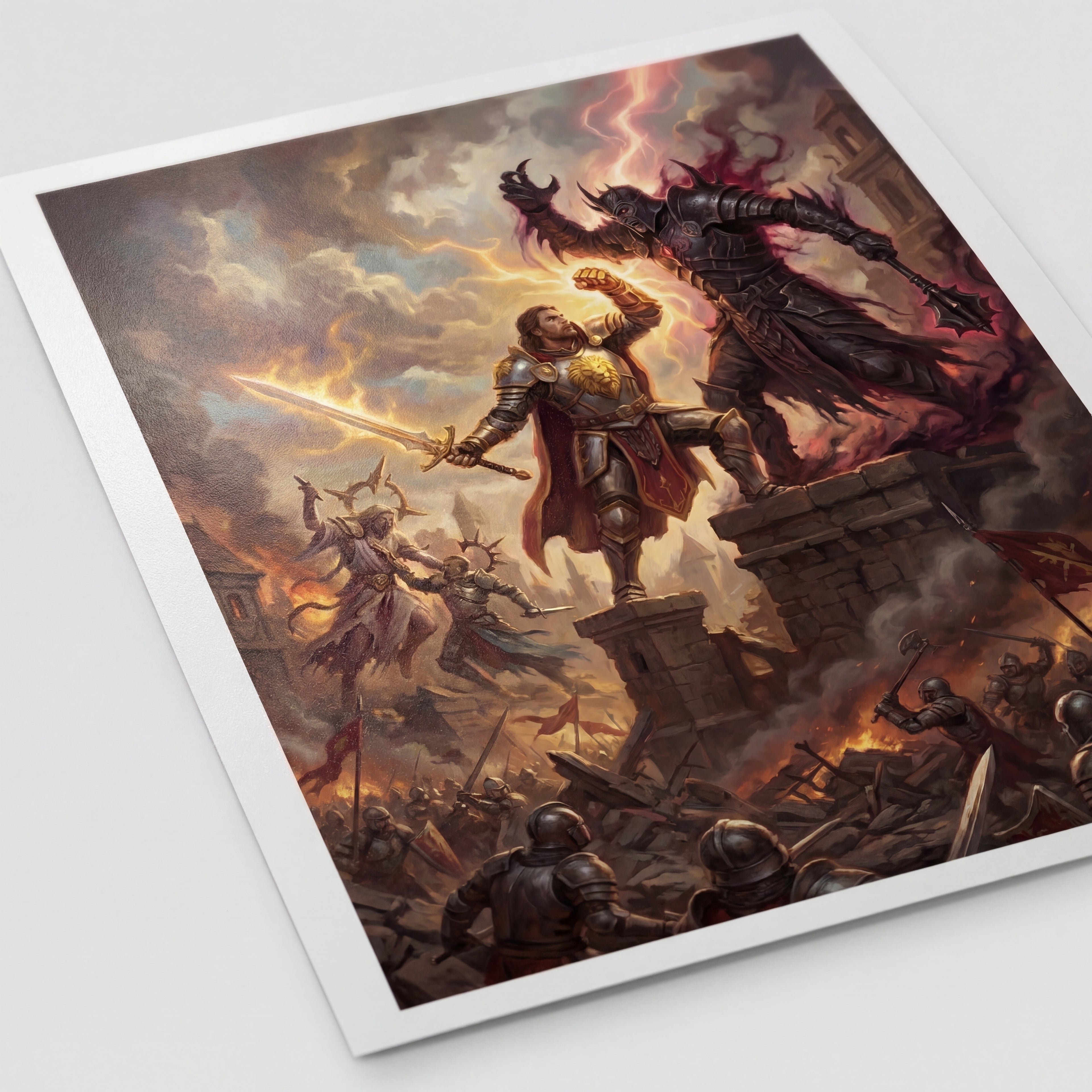 El Tiempo de los Problemas – Print de Arte Fantástico Premium | Inspirado en D&D y Faerûn